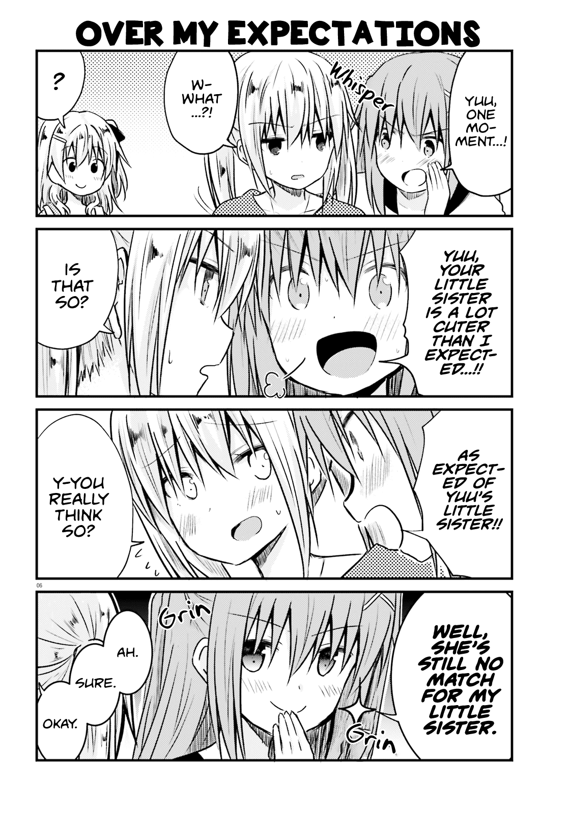 Her Elder Sister Has a Crush on Her, But She Doesn't Mind Chapter 14 page 6 - Chapter 14: Siscon Elder Sister and Little Sister's Junior Coming Over