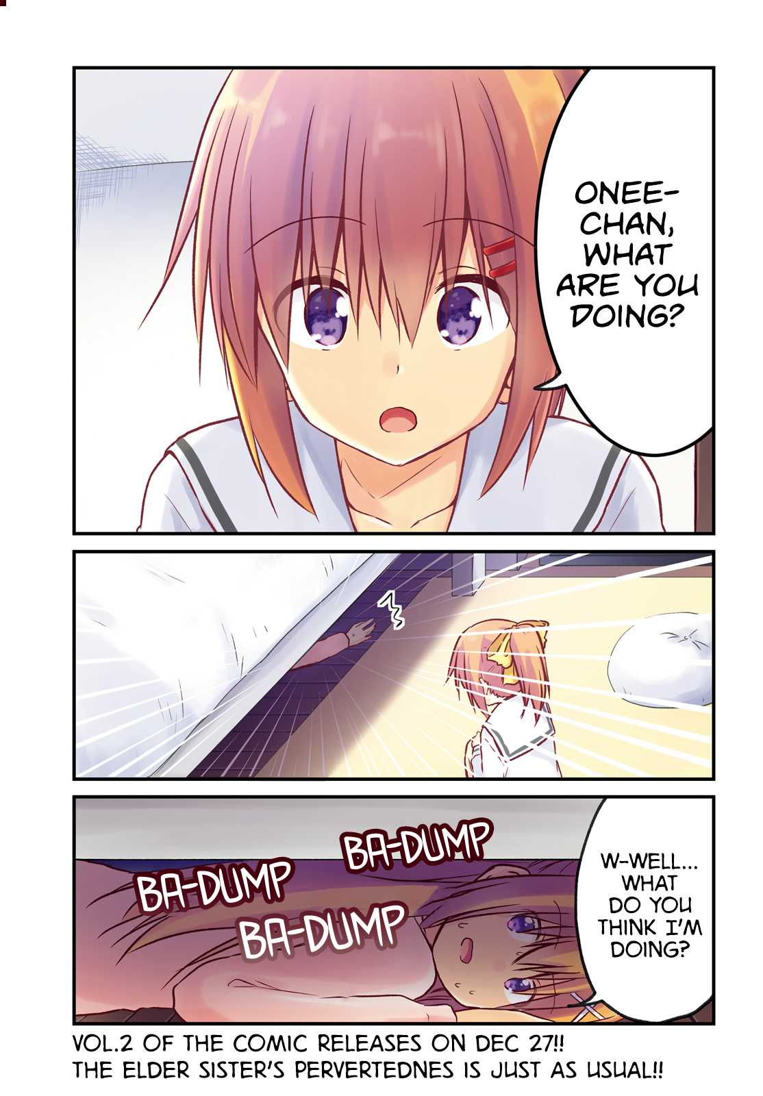 Her Elder Sister Has a Crush on Her, But She Doesn't Mind Chapter 16 page 1 - Chapter 16: Siscon Elder Sister and a Little Sister Who Wants to Work