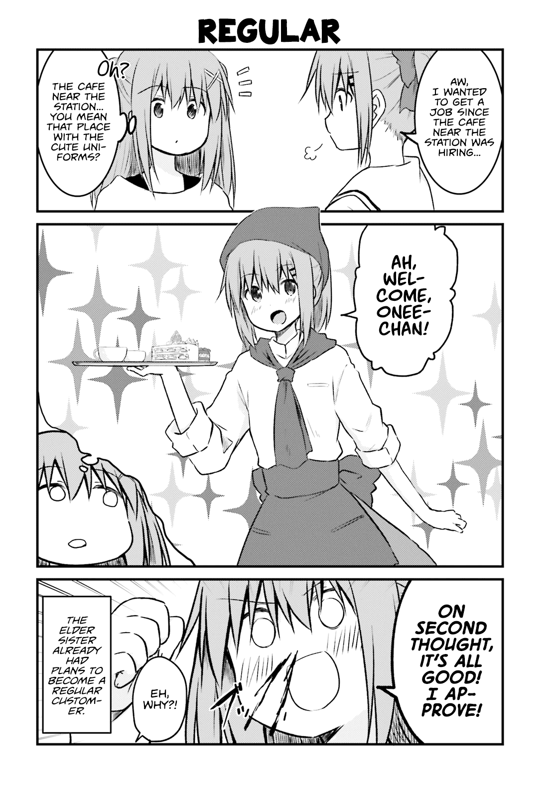 Her Elder Sister Has a Crush on Her, But She Doesn't Mind Chapter 16 page 6 - Chapter 16: Siscon Elder Sister and a Little Sister Who Wants to Work