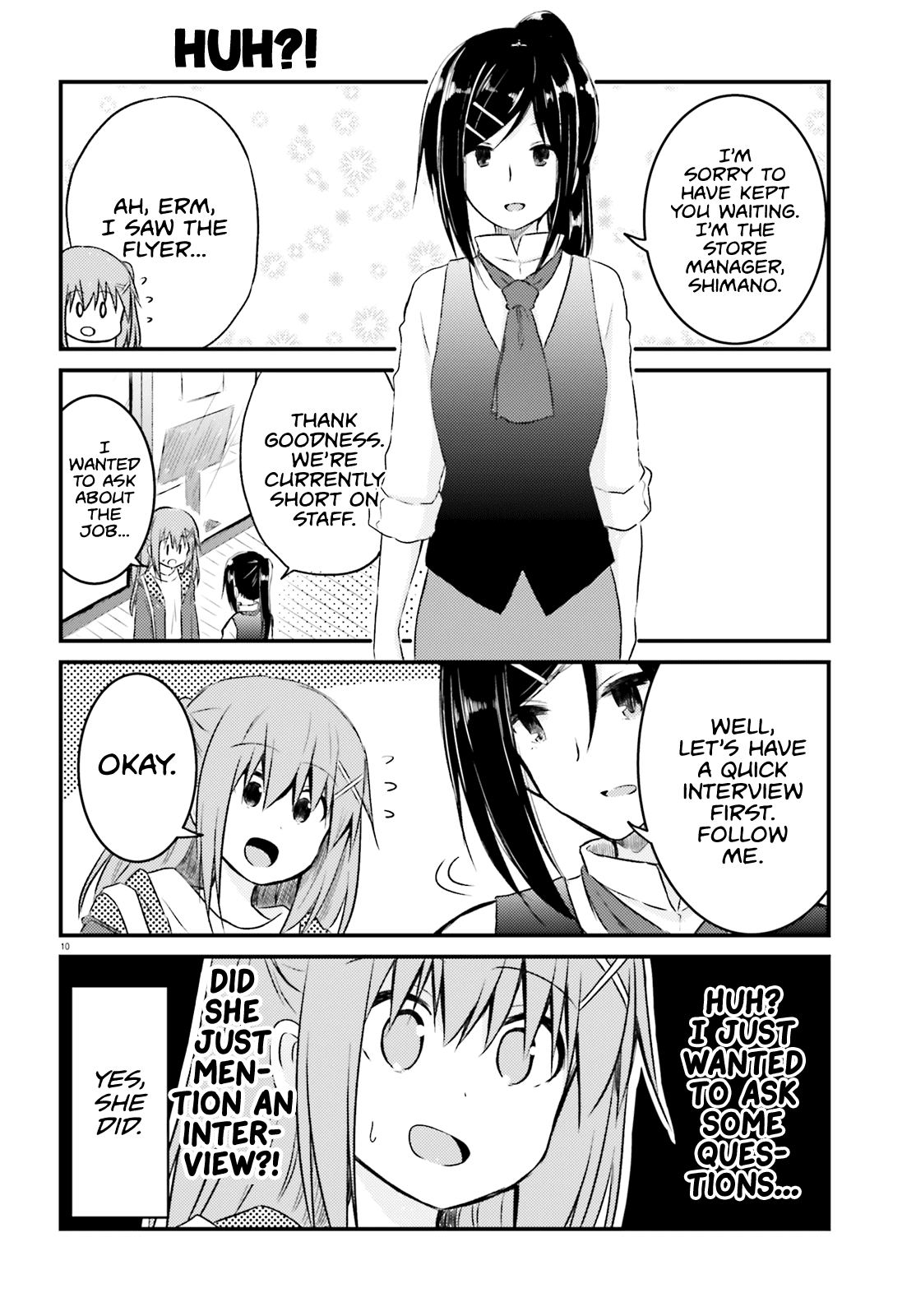 Her Elder Sister Has a Crush on Her, But She Doesn't Mind Chapter 17 page 10 - Chapter 17: Siscon Elder Sister and First Part-Time Job