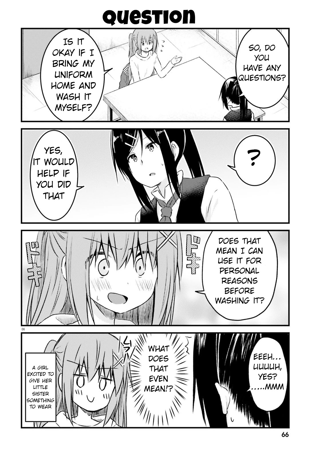 Her Elder Sister Has a Crush on Her, But She Doesn't Mind Chapter 18 page 6 - Chapter 18