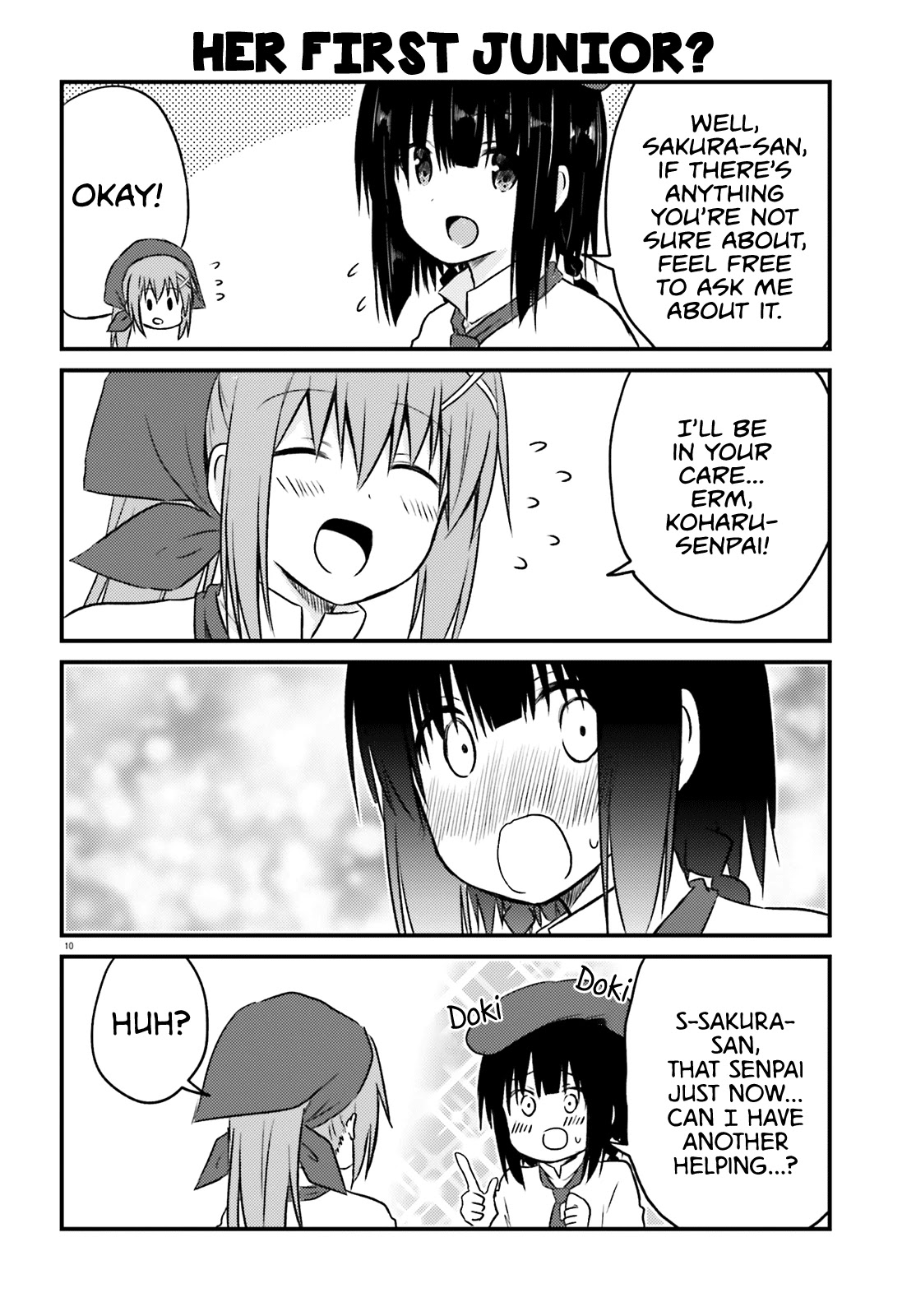 Her Elder Sister Has a Crush on Her, But She Doesn't Mind Chapter 19 page 10 - Chapter 19: Siscon Elder Sister and First Part-Time Job