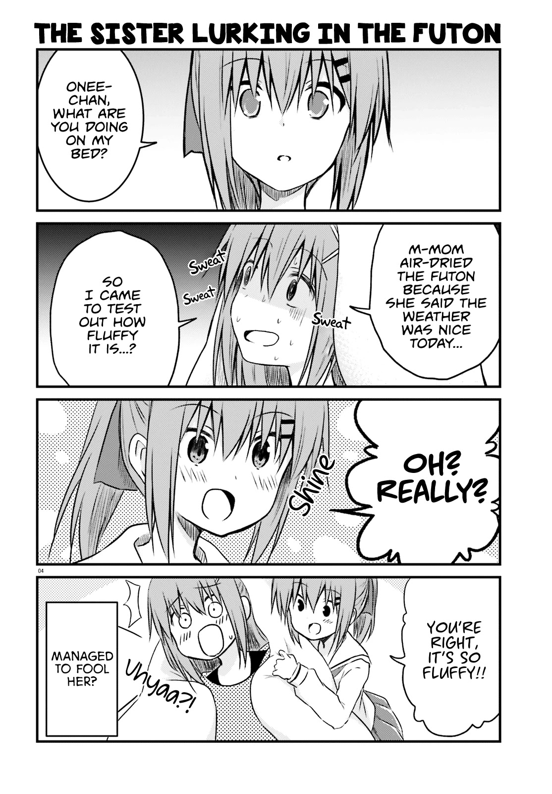 Her Elder Sister Has a Crush on Her, But She Doesn't Mind Chapter 19 page 4 - Chapter 19: Siscon Elder Sister and First Part-Time Job