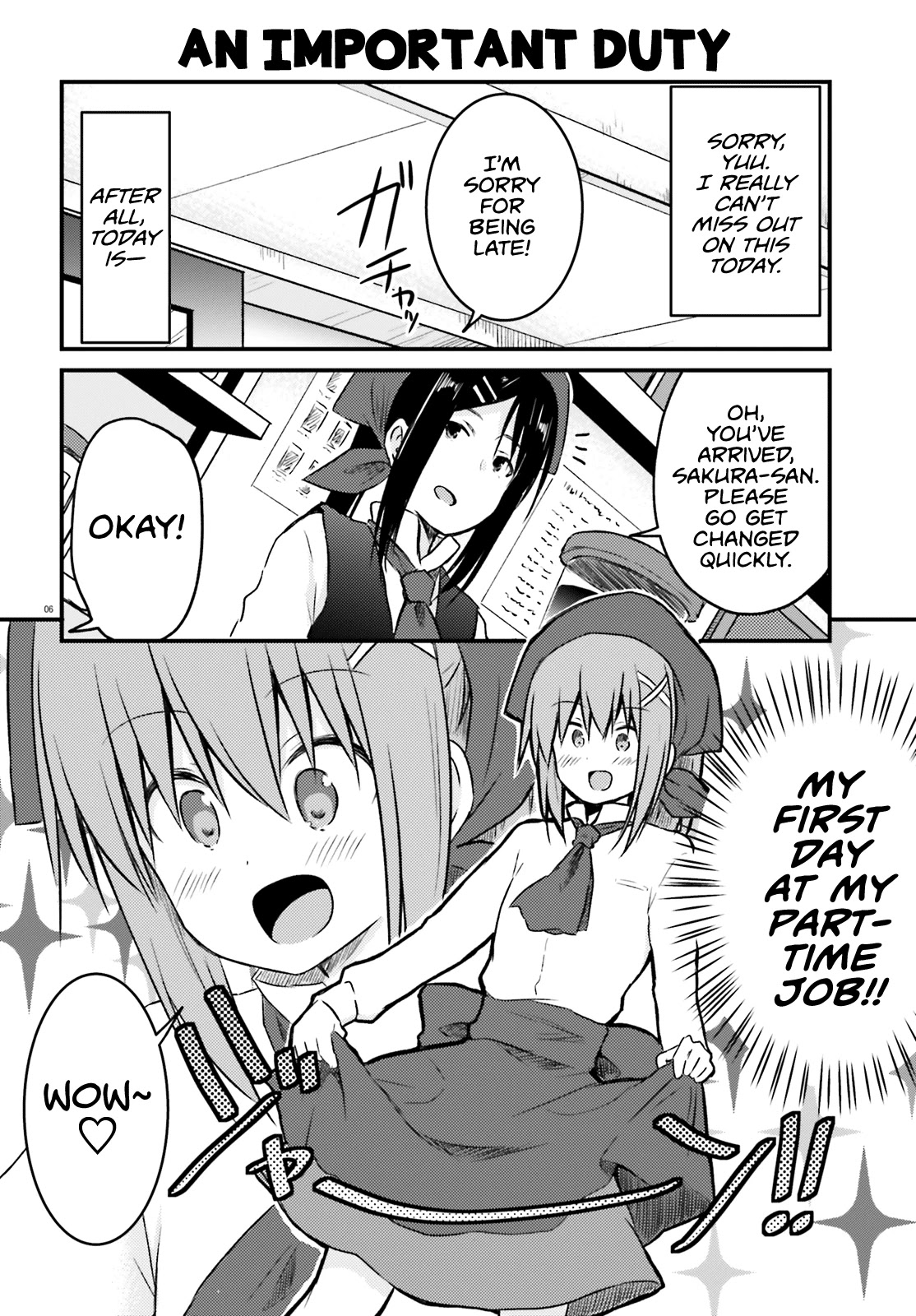 Her Elder Sister Has a Crush on Her, But She Doesn't Mind Chapter 19 page 6 - Chapter 19: Siscon Elder Sister and First Part-Time Job