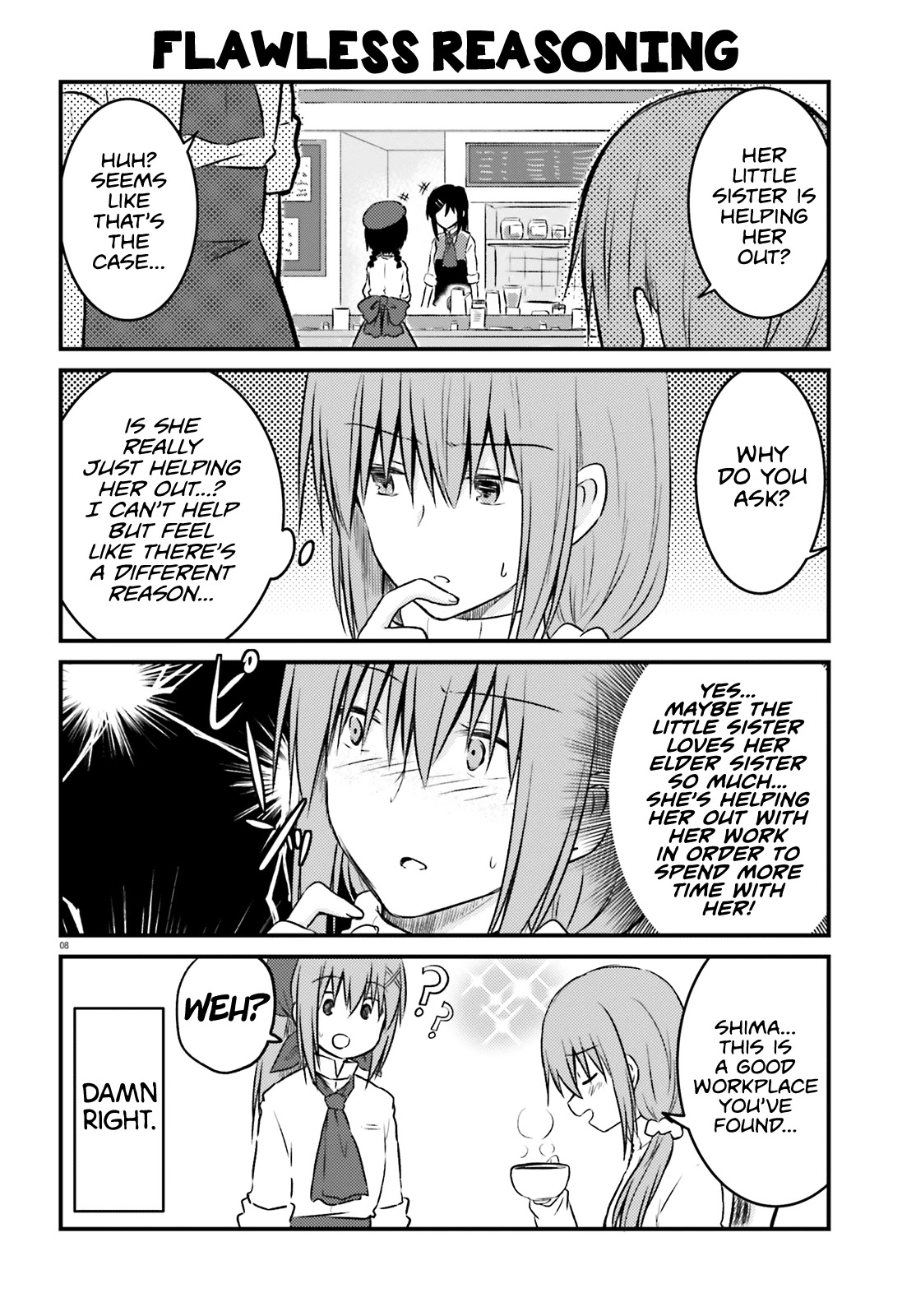 Her Elder Sister Has a Crush on Her, But She Doesn't Mind Chapter 20 page 8 - Chapter 20: Siscon Elder Sister and Mom Who Came to Her Workplace