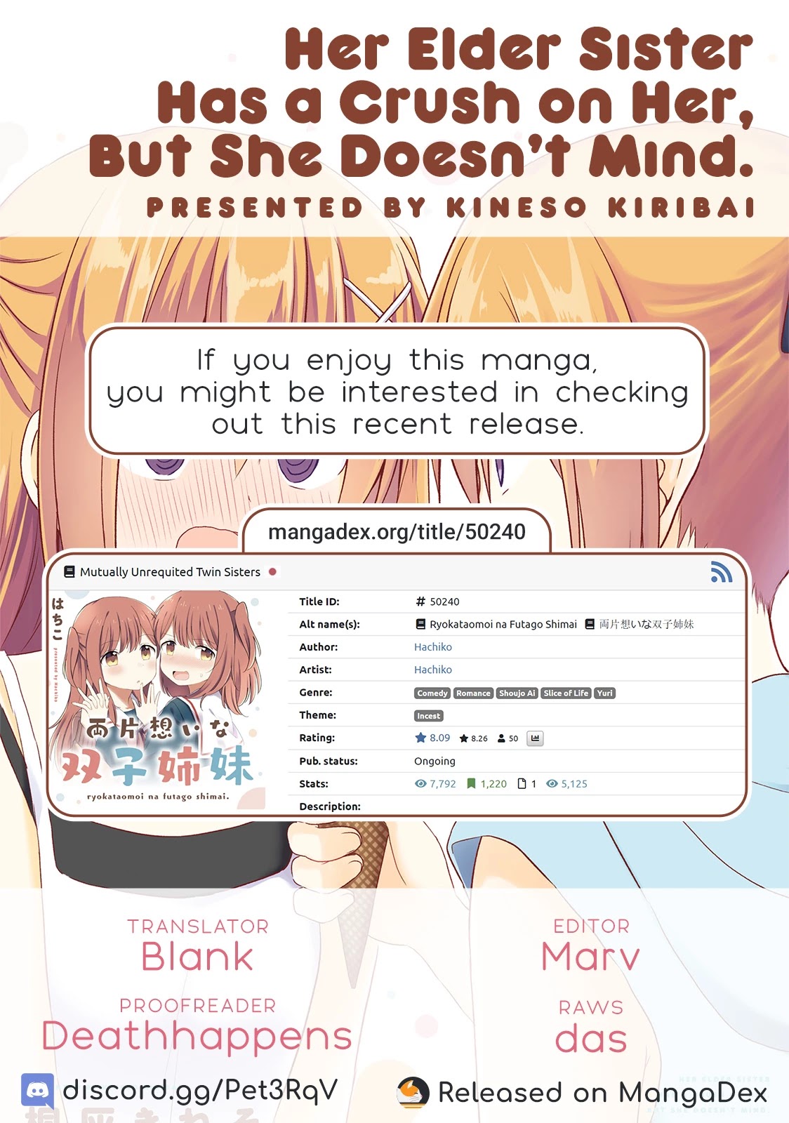 Her Elder Sister Has a Crush on Her, But She Doesn't Mind Chapter 21 page 9 - Chapter 21: Siscon Elder Sister and Spending Time With Little Sister