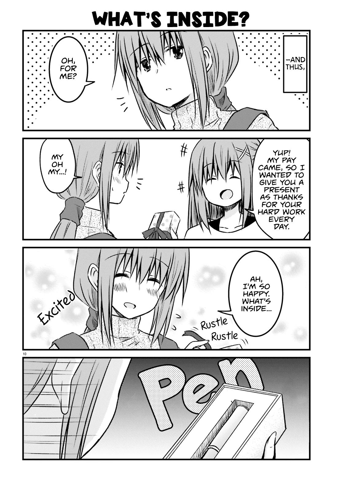 Her Elder Sister Has a Crush on Her, But She Doesn't Mind Chapter 22 page 10 - Chapter 22: Siscon Elder Sister and the Correct Way to Use Your Pay