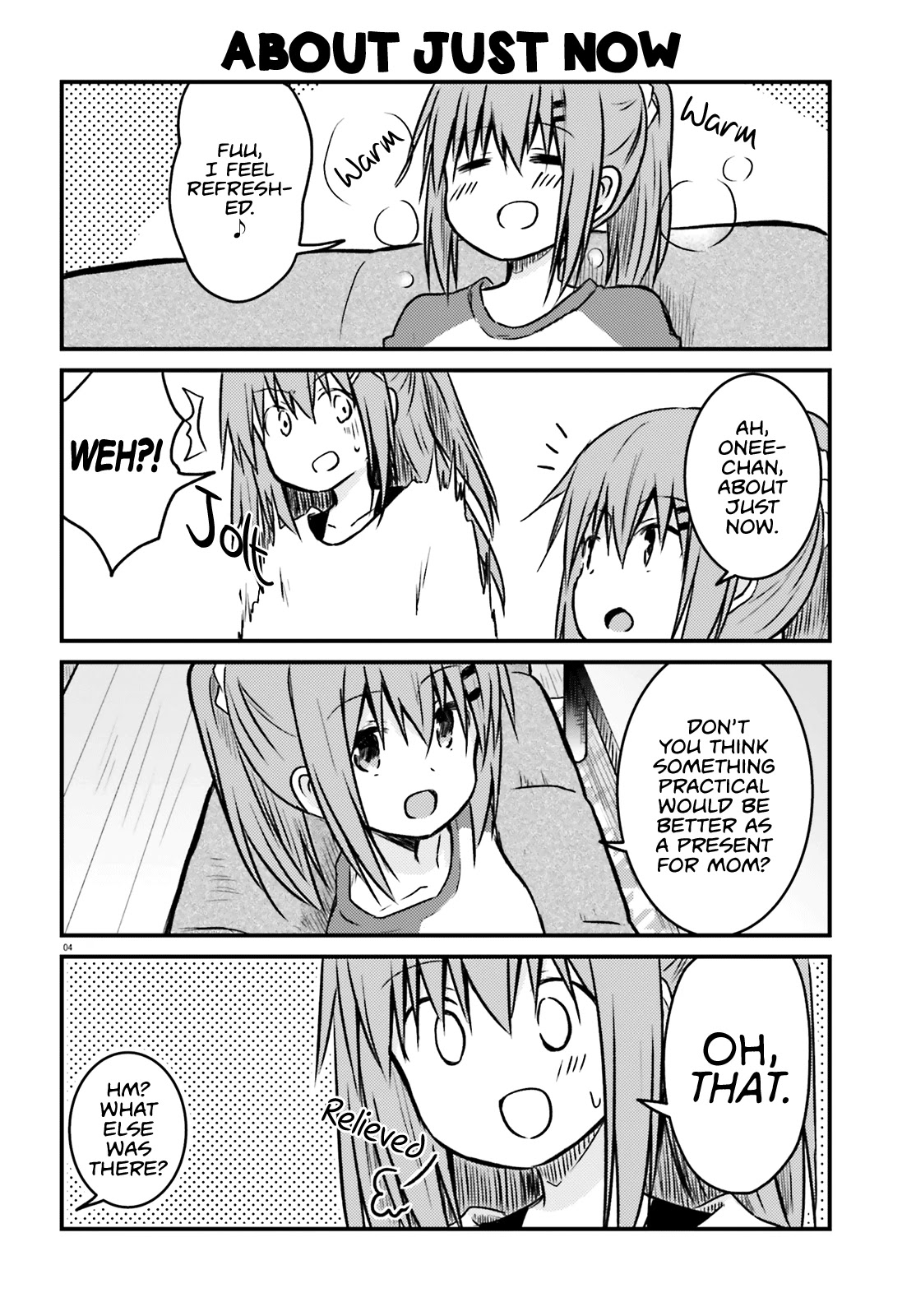 Her Elder Sister Has a Crush on Her, But She Doesn't Mind Chapter 22 page 4 - Chapter 22: Siscon Elder Sister and the Correct Way to Use Your Pay