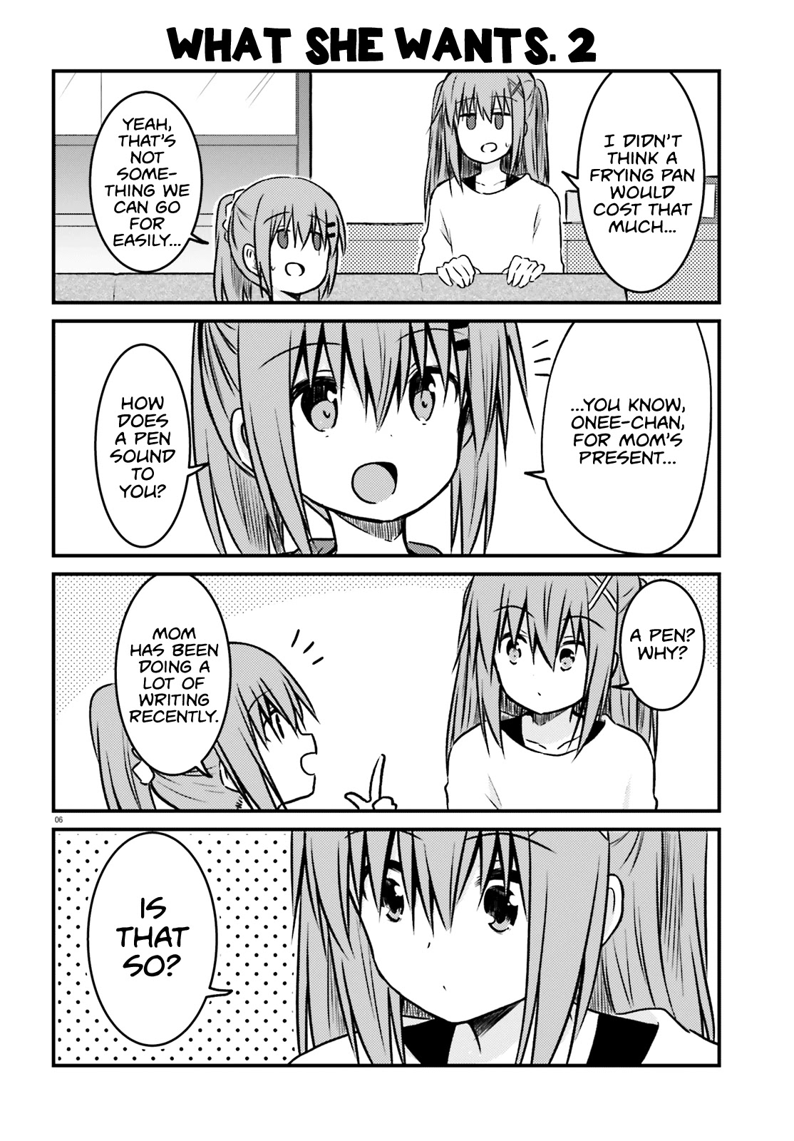 Her Elder Sister Has a Crush on Her, But She Doesn't Mind Chapter 22 page 6 - Chapter 22: Siscon Elder Sister and the Correct Way to Use Your Pay