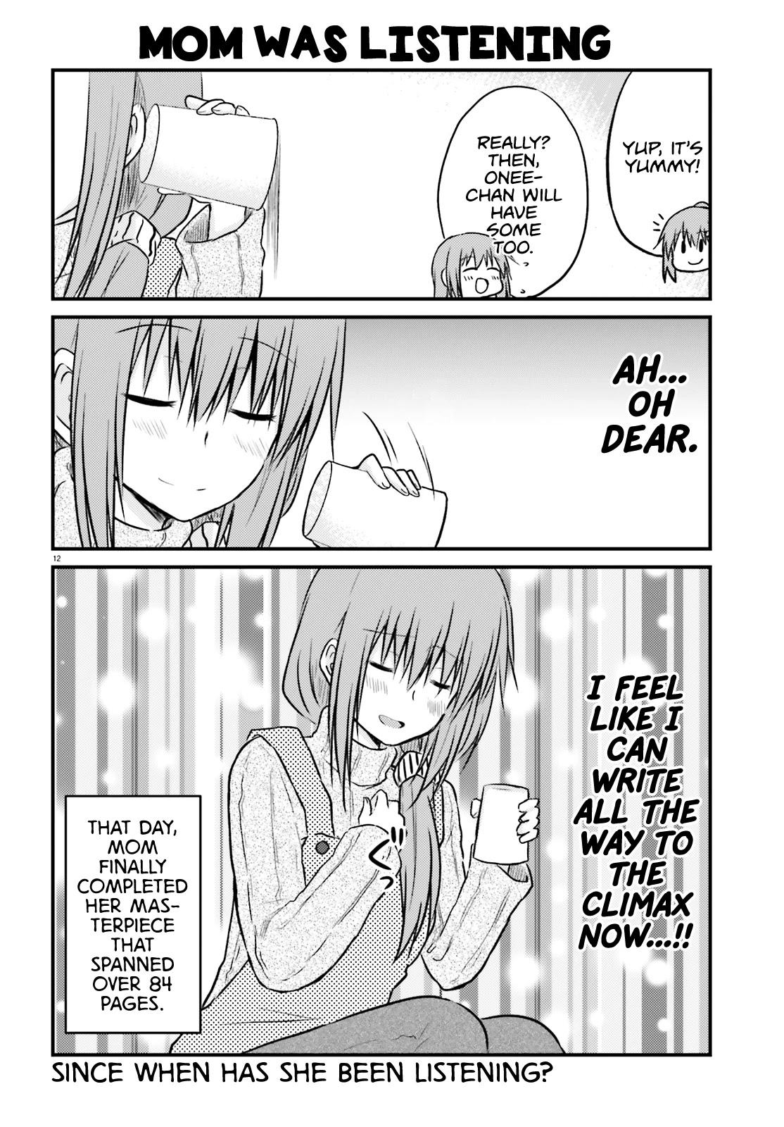 Her Elder Sister Has a Crush on Her, But She Doesn't Mind Chapter 24 page 12 - Chapter 24: Siscon Elder Sister and the Day She Was Absent From School