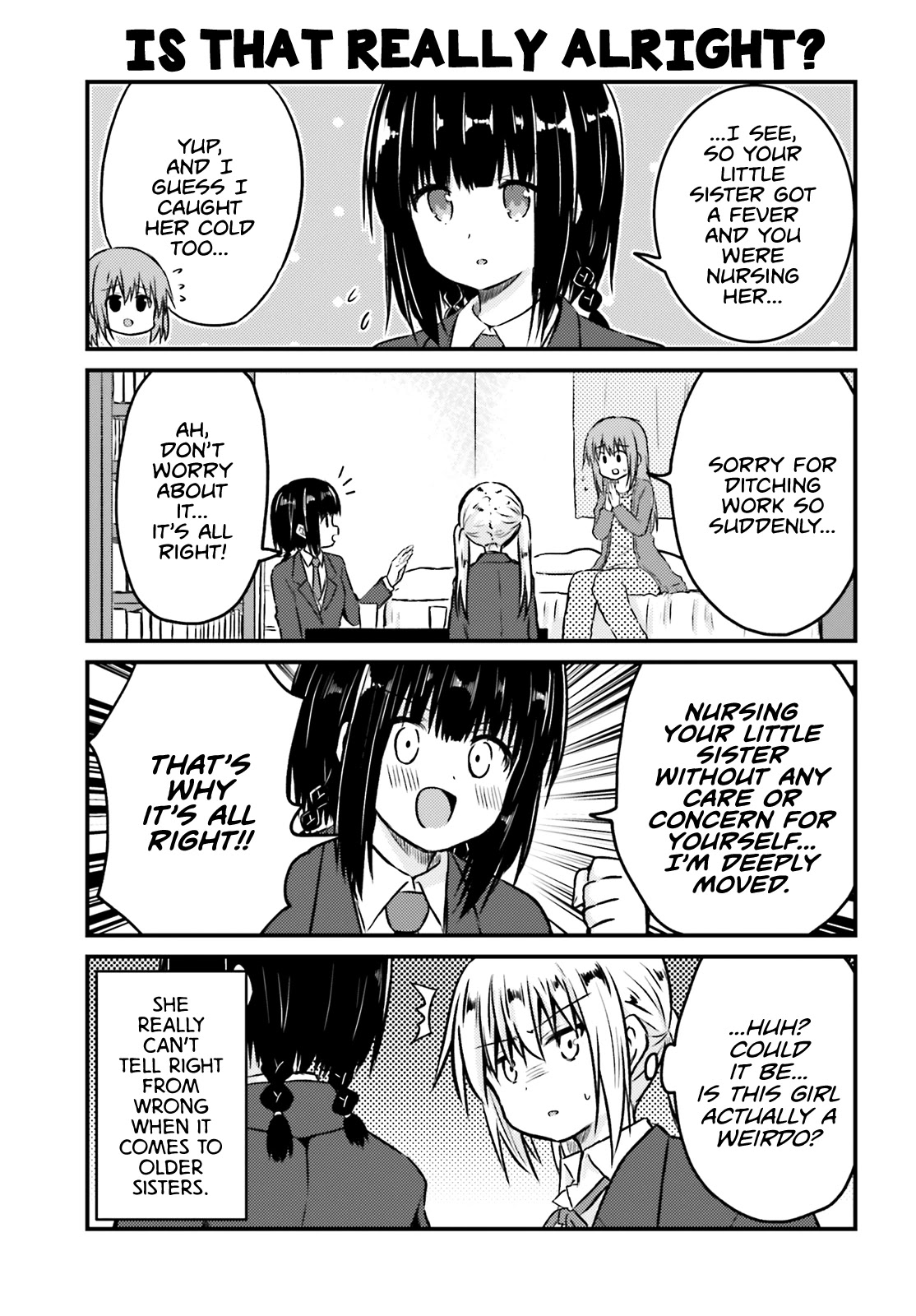 Her Elder Sister Has a Crush on Her, But She Doesn't Mind Chapter 24 page 7 - Chapter 24: Siscon Elder Sister and the Day She Was Absent From School