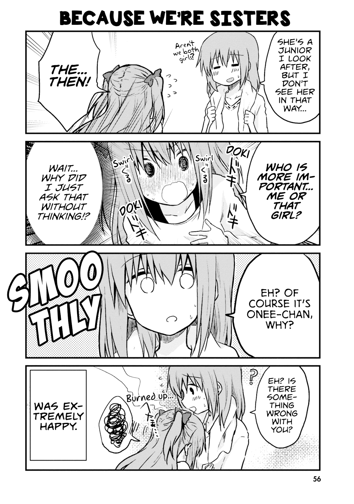 Her Elder Sister Has a Crush on Her, But She Doesn't Mind Chapter 4 page 12 - Chapter 4: Siscon Elder Sister and Popular Little Sister
