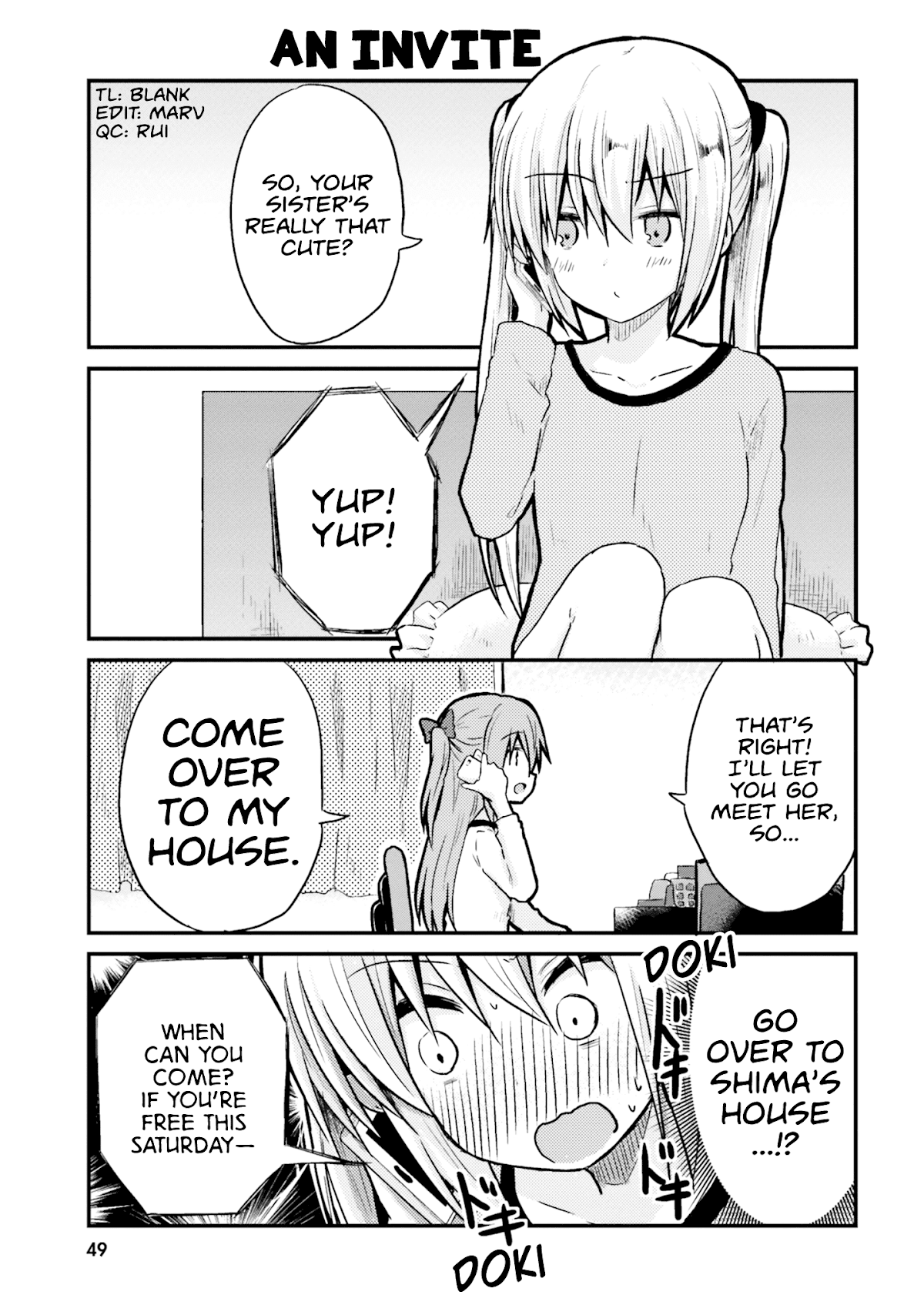 Her Elder Sister Has a Crush on Her, But She Doesn't Mind Chapter 4 page 5 - Chapter 4: Siscon Elder Sister and Popular Little Sister