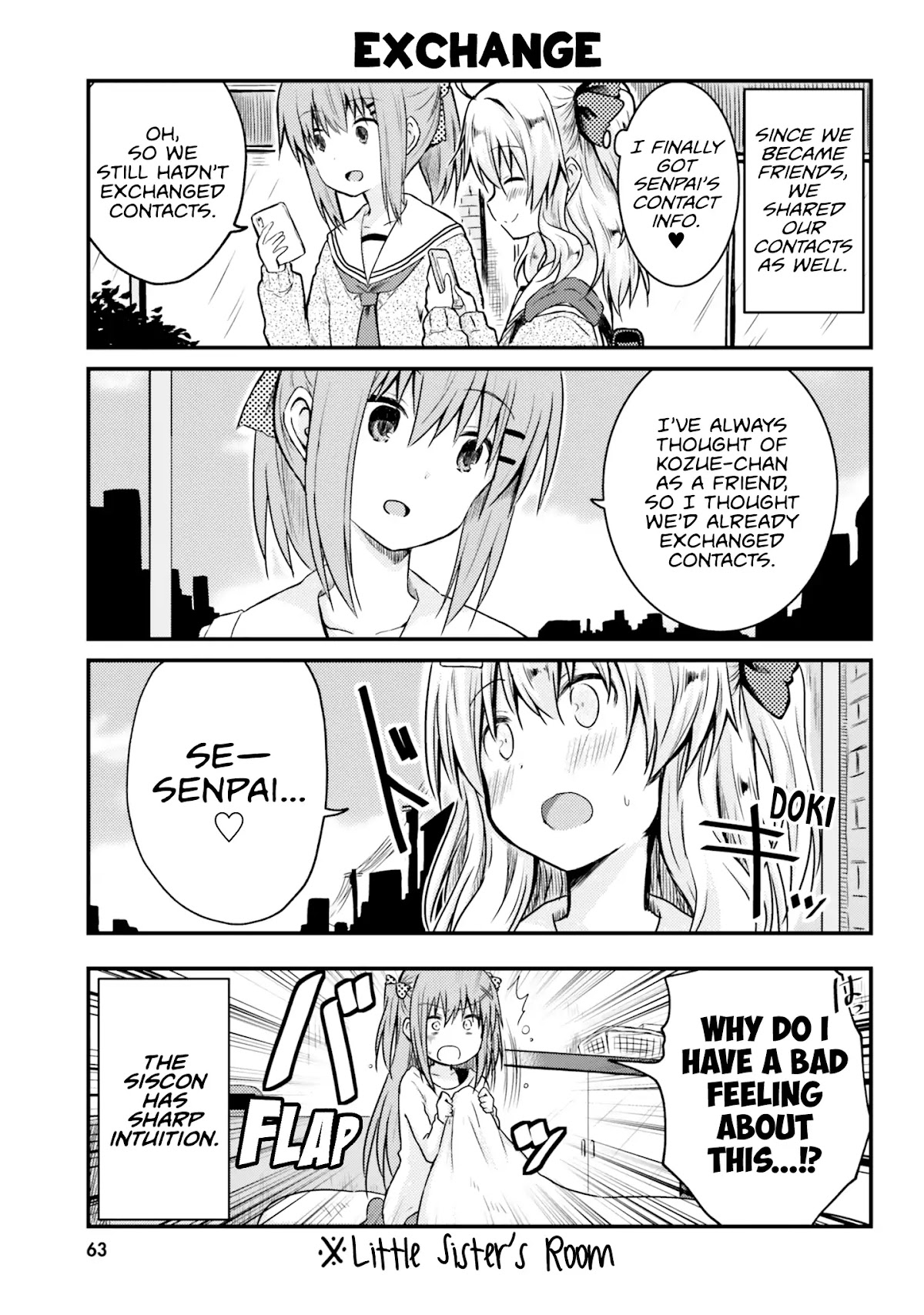 Her Elder Sister Has a Crush on Her, But She Doesn't Mind Chapter 5 page 5 - Chapter 5: Siscon Elder Sister and Junior