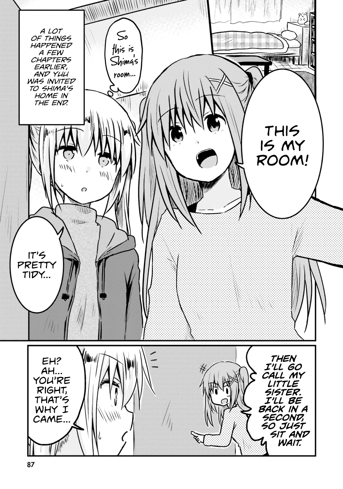 Her Elder Sister Has a Crush on Her, But She Doesn't Mind Chapter 7 page 1 - Chapter 7: Siscon Elder Sister and a Friend Acting Strangely, and a Little Sister Playing Social Games ①