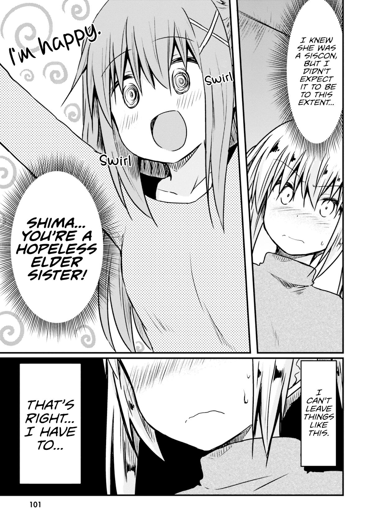 Her Elder Sister Has a Crush on Her, But She Doesn't Mind Chapter 7 page 15 - Chapter 7: Siscon Elder Sister and a Friend Acting Strangely, and a Little Sister Playing Social Games ①