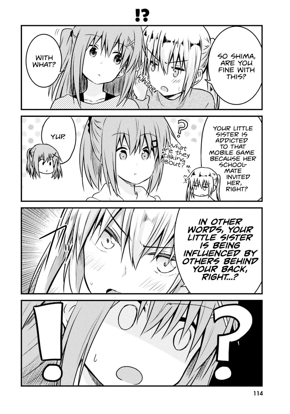 Her Elder Sister Has a Crush on Her, But She Doesn't Mind Chapter 8 page 10 - Chapter 8: Siscon Elder Sister and a Friend Acting Strangely, and a Little Sister Playing Social Games ②