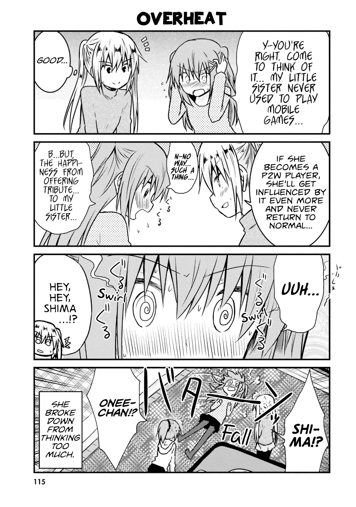 Her Elder Sister Has a Crush on Her, But She Doesn't Mind Chapter 8 page 11 - Chapter 8: Siscon Elder Sister and a Friend Acting Strangely, and a Little Sister Playing Social Games ②