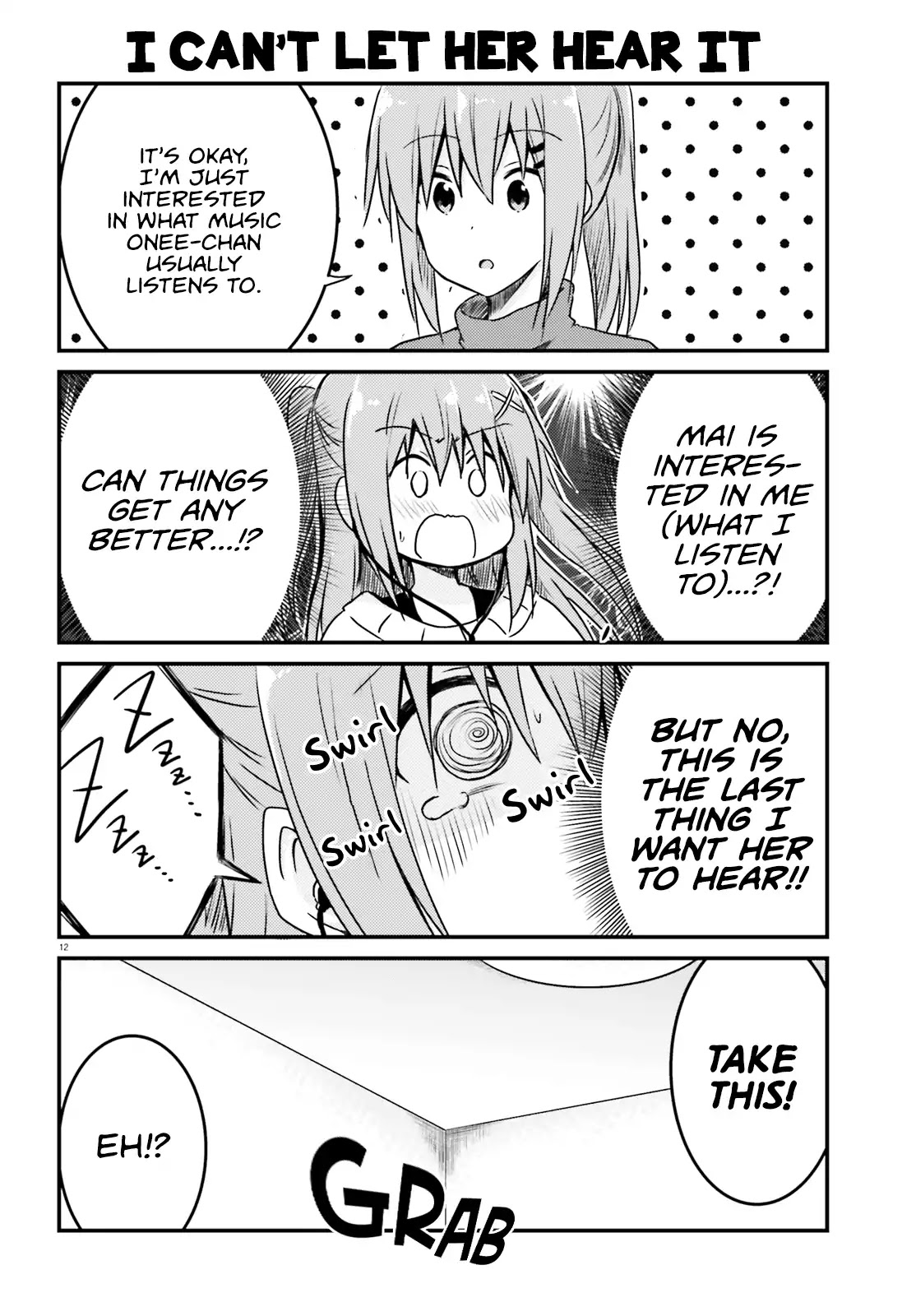 Her Elder Sister Has a Crush on Her, But She Doesn't Mind Chapter 9 page 12 - Chapter 9: Siscon Elder Sister and a Little Sister With Bad Grades
