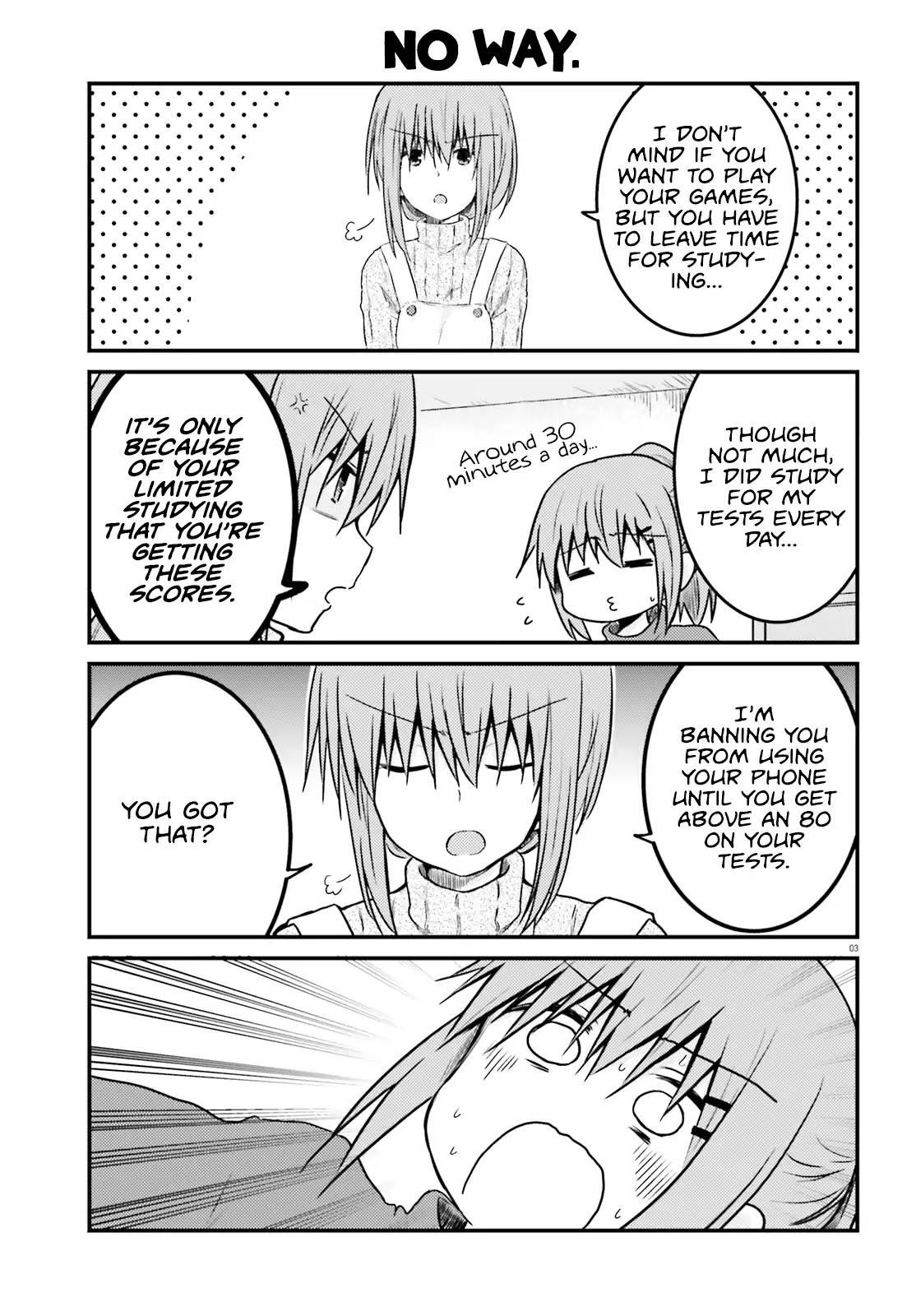 Her Elder Sister Has a Crush on Her, But She Doesn't Mind Chapter 9 page 3 - Chapter 9: Siscon Elder Sister and a Little Sister With Bad Grades