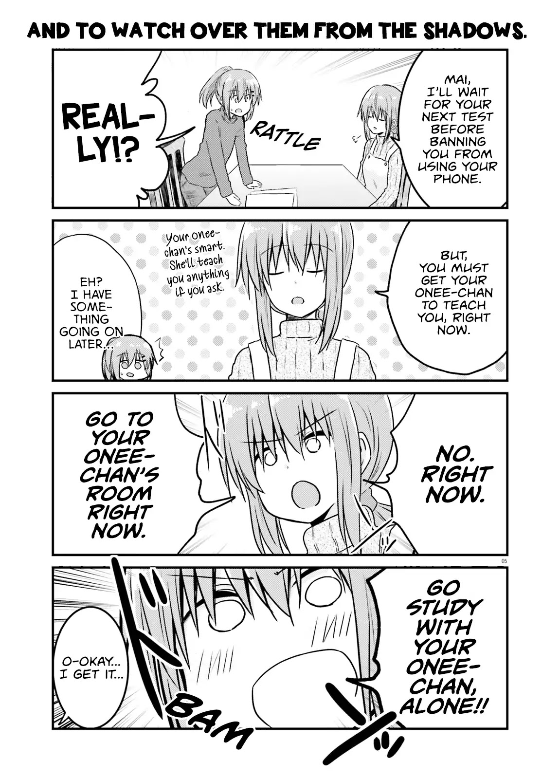 Her Elder Sister Has a Crush on Her, But She Doesn't Mind Chapter 9 page 5 - Chapter 9: Siscon Elder Sister and a Little Sister With Bad Grades