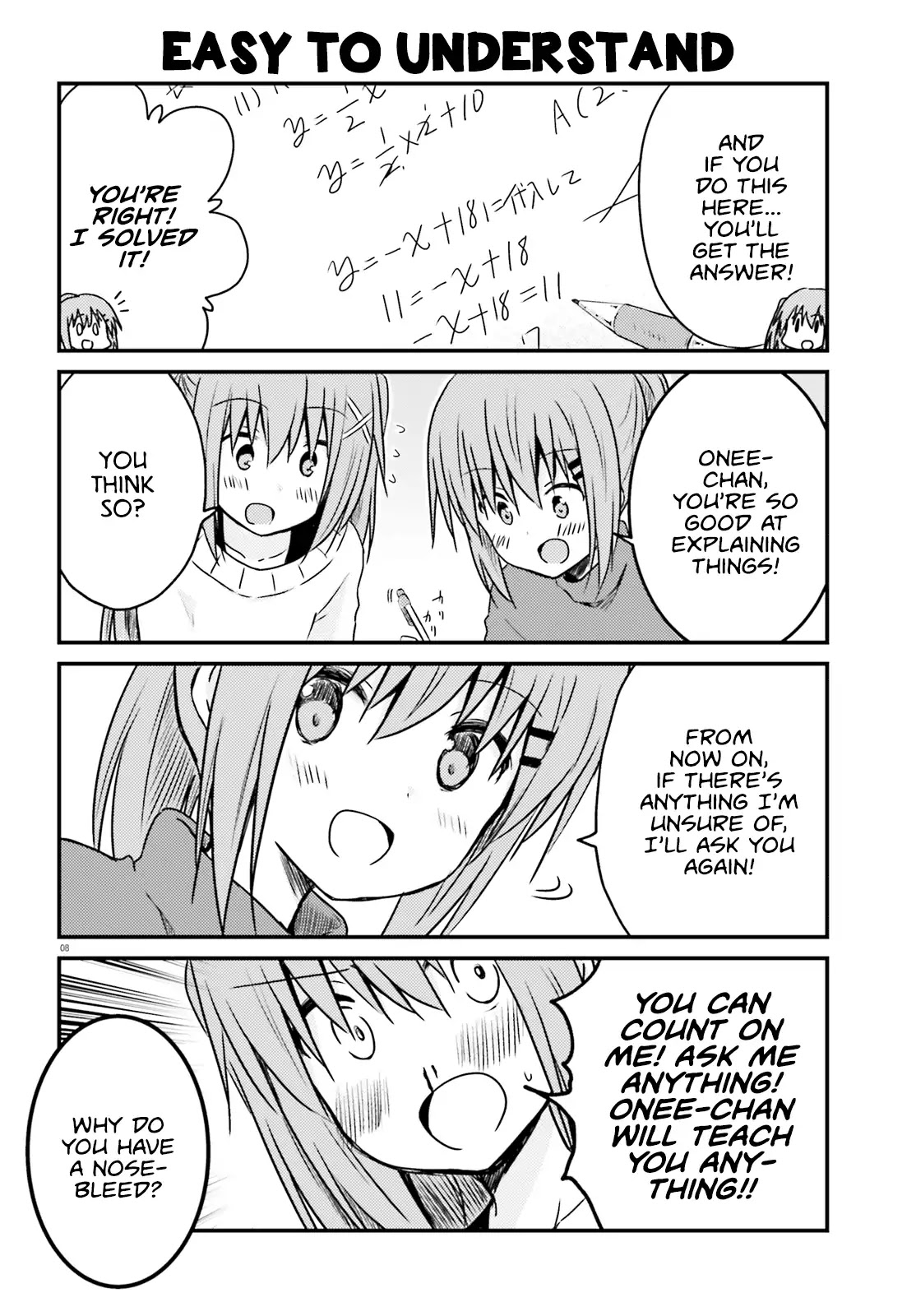 Her Elder Sister Has a Crush on Her, But She Doesn't Mind Chapter 9 page 8 - Chapter 9: Siscon Elder Sister and a Little Sister With Bad Grades