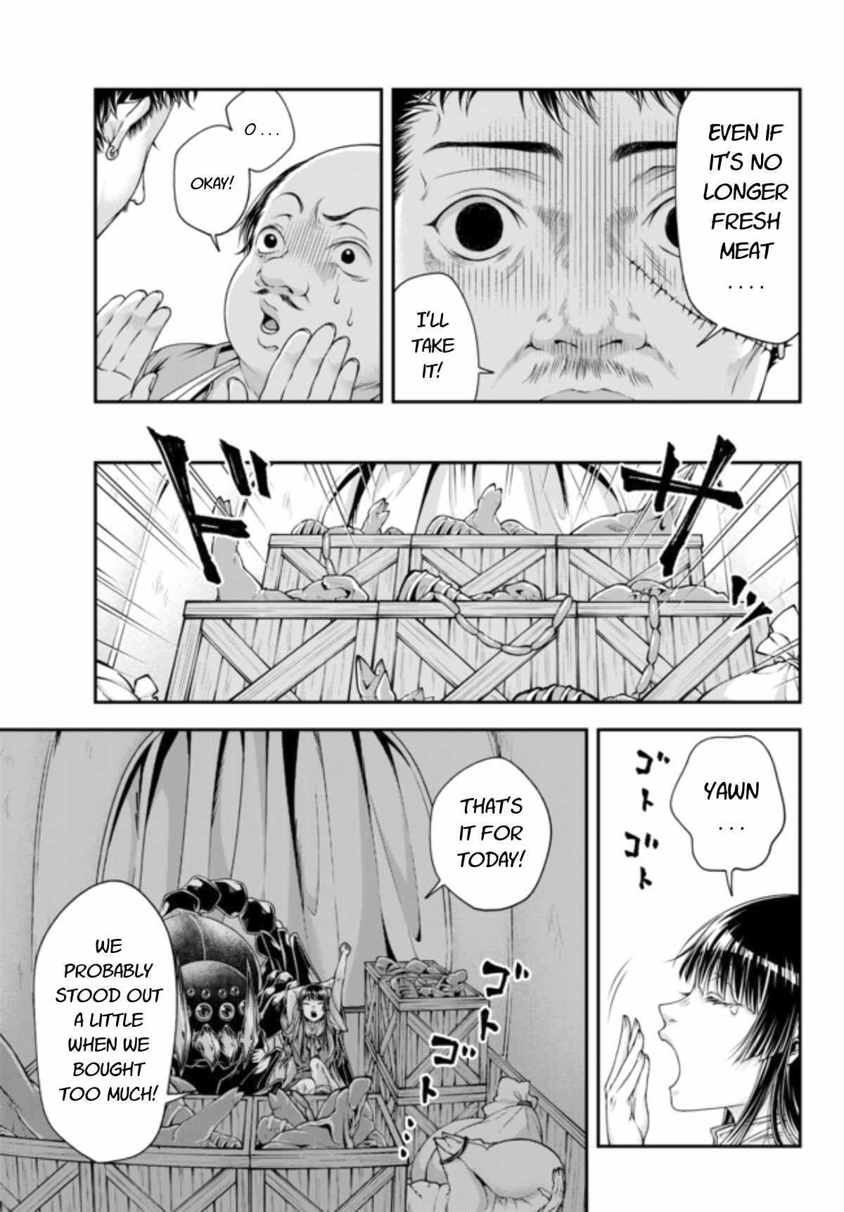 Her Majesty's Swarm Chapter 5 page 11 - Chapter 5: Meat and Dress