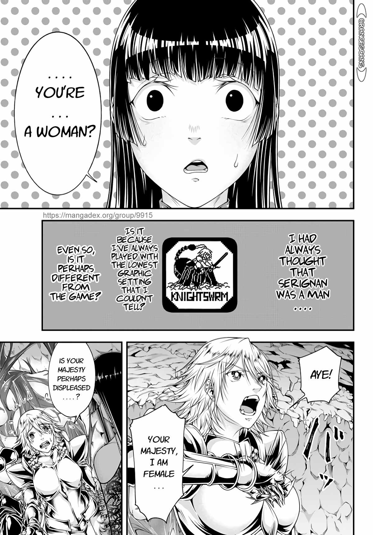 Her Majesty's Swarm Chapter 7 page 13 - Chapter 7: Close Aide