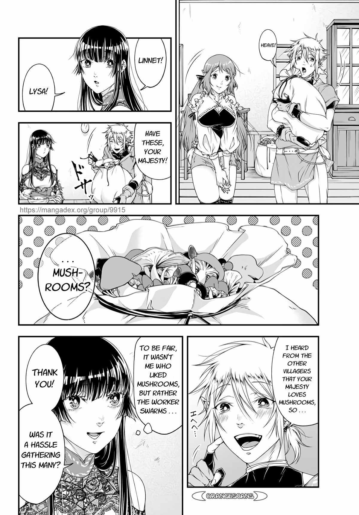 Her Majesty's Swarm Chapter 7 page 4 - Chapter 7: Close Aide