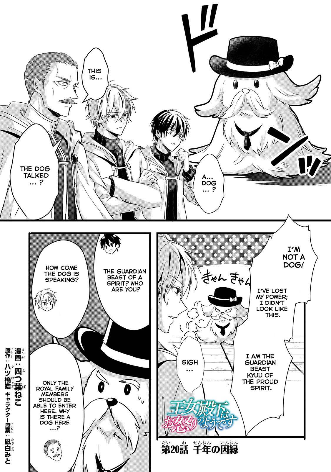 Her Royal Highness Seems To Be Angry Chapter 20 page 1 - Chapter 20