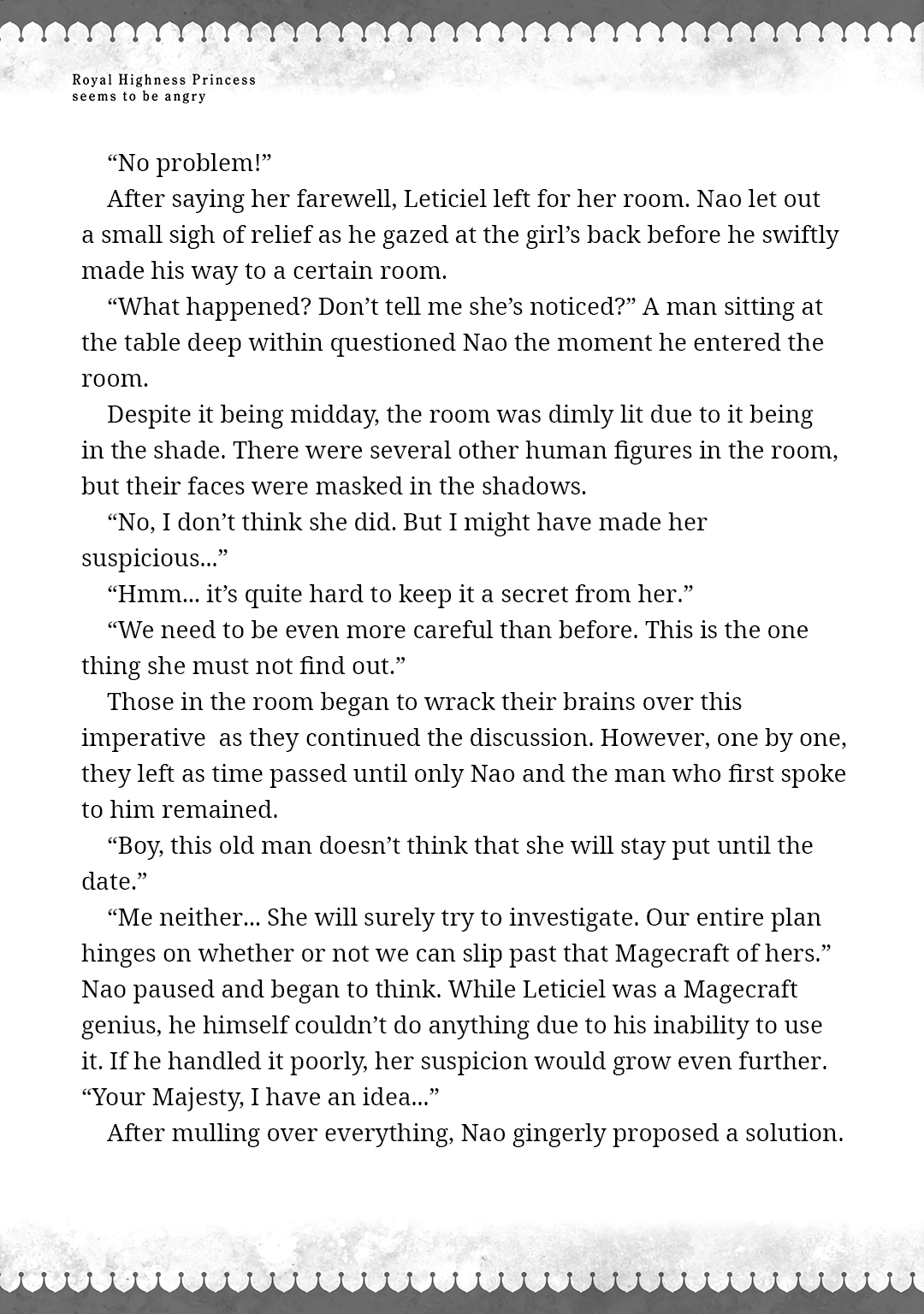 Her Royal Highness Seems To Be Angry Chapter 5.5 page 2 - Chapter 5.5: Short Story: Life in Rizenrose Royal Castle