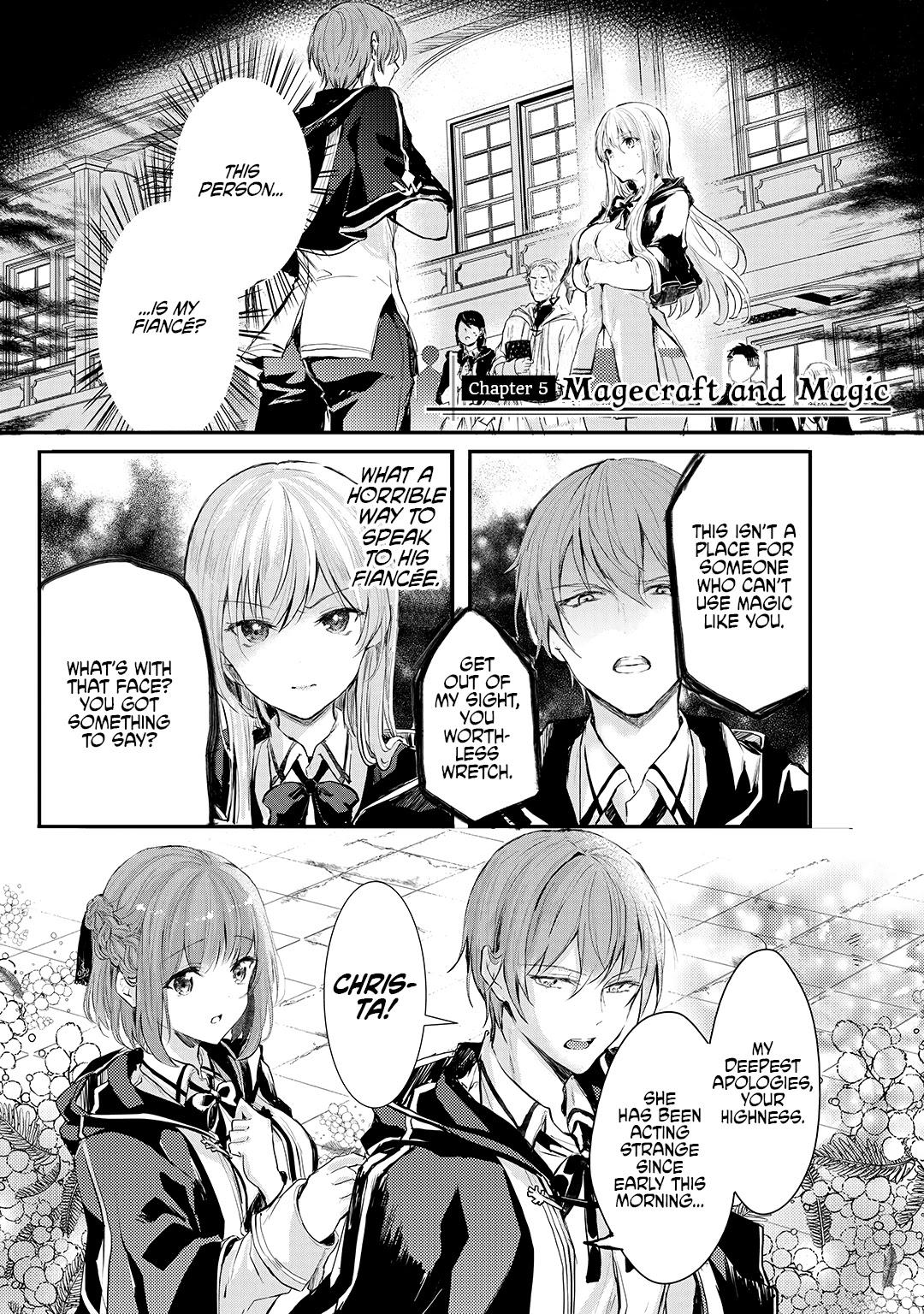 Her Royal Highness Seems To Be Angry Chapter 5 page 1 - Chapter 5: Magecraft and Magic