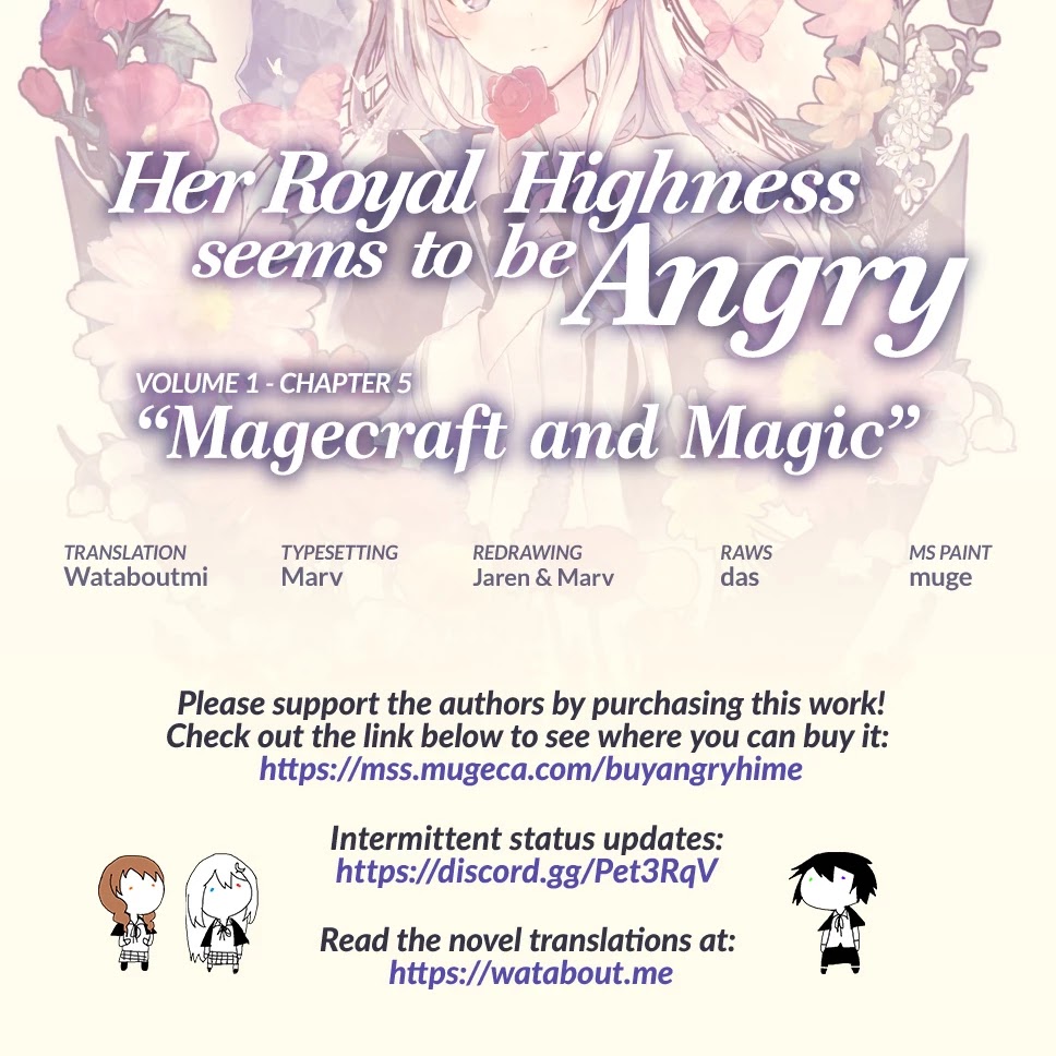 Her Royal Highness Seems To Be Angry Chapter 5 page 27 - Chapter 5: Magecraft and Magic