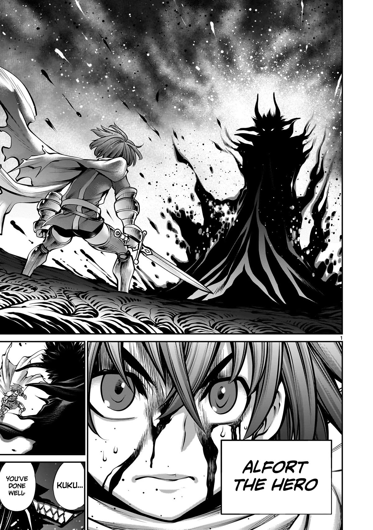 Her Strongest Ability Is Begging for Mercy, the Frustrating World Conquest Adventures of a Former Demon King Chapter 1 page 1 - Chapter 1: "My First Time Begging For Mercy"