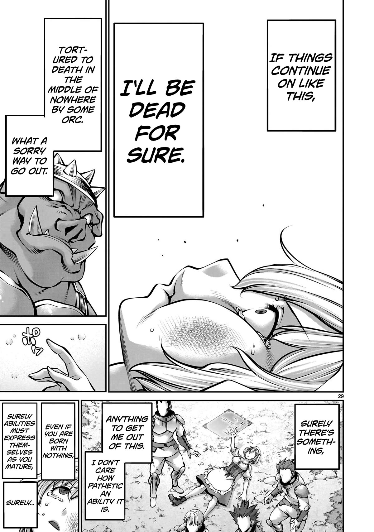 Her Strongest Ability Is Begging for Mercy, the Frustrating World Conquest Adventures of a Former Demon King Chapter 1 page 29 - Chapter 1: "My First Time Begging For Mercy"