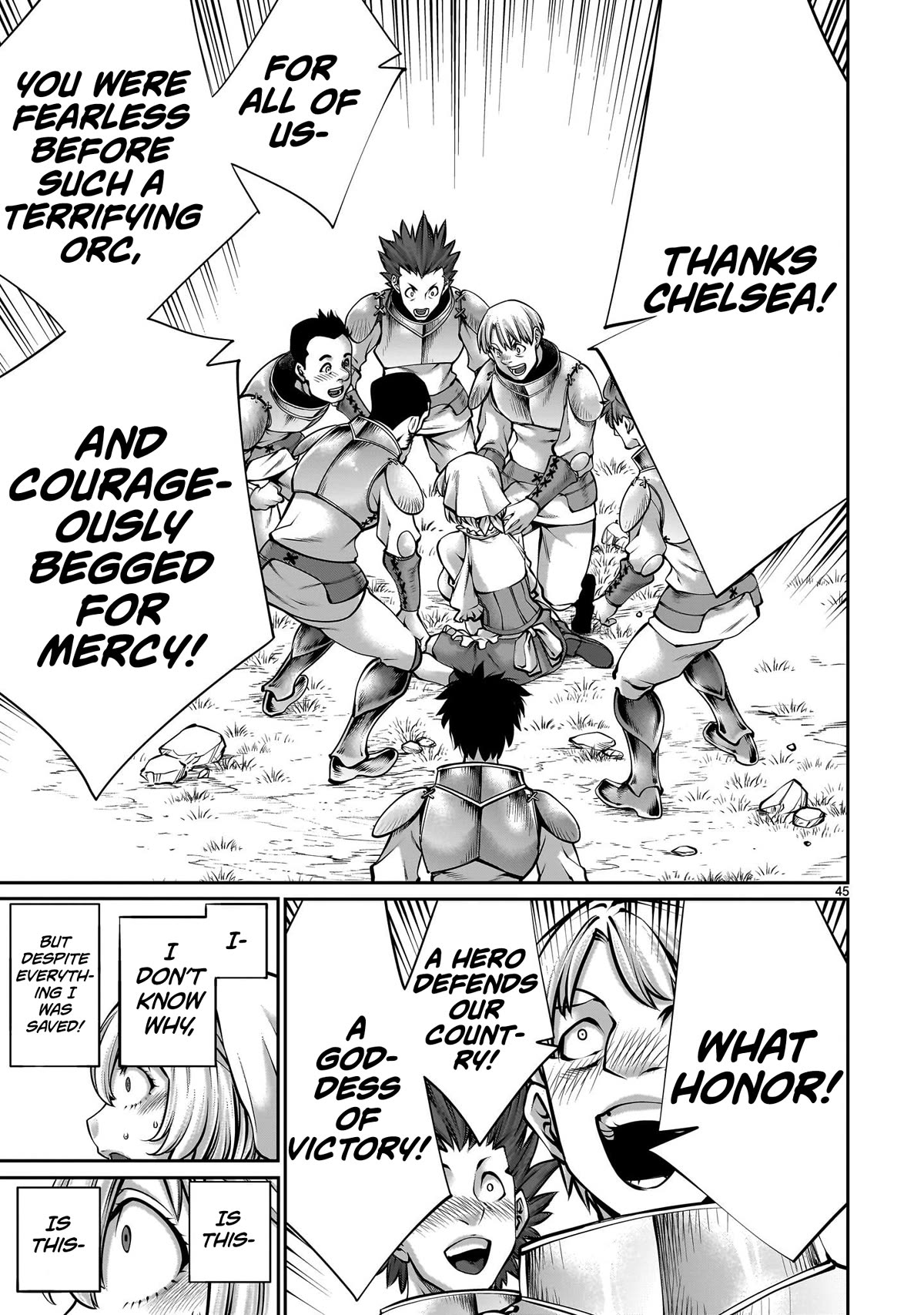 Her Strongest Ability Is Begging for Mercy, the Frustrating World Conquest Adventures of a Former Demon King Chapter 1 page 44 - Chapter 1: "My First Time Begging For Mercy"