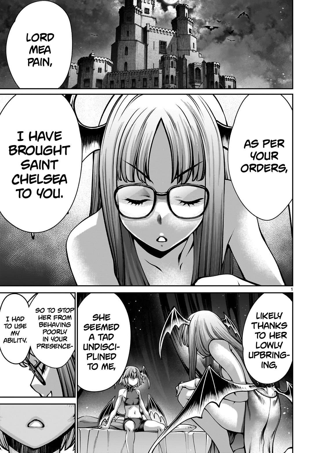 Her Strongest Ability Is Begging for Mercy, the Frustrating World Conquest Adventures of a Former Demon King Chapter 10 page 1 - Chapter 10: "Cucked and Begging For Mercy"