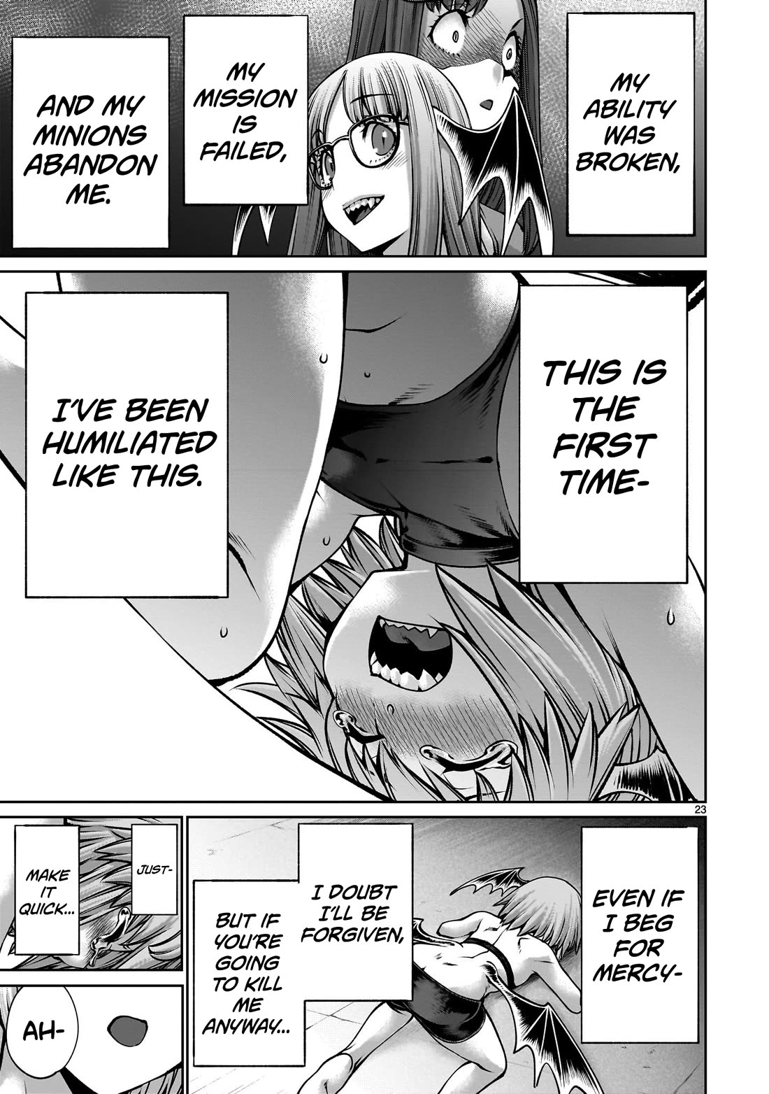 Her Strongest Ability Is Begging for Mercy, the Frustrating World Conquest Adventures of a Former Demon King Chapter 10 page 21 - Chapter 10: "Cucked and Begging For Mercy"