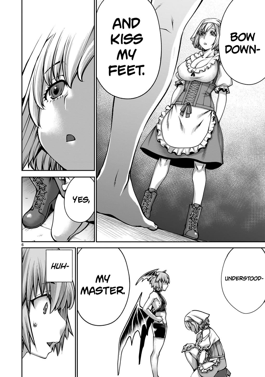 Her Strongest Ability Is Begging for Mercy, the Frustrating World Conquest Adventures of a Former Demon King Chapter 10 page 6 - Chapter 10: "Cucked and Begging For Mercy"