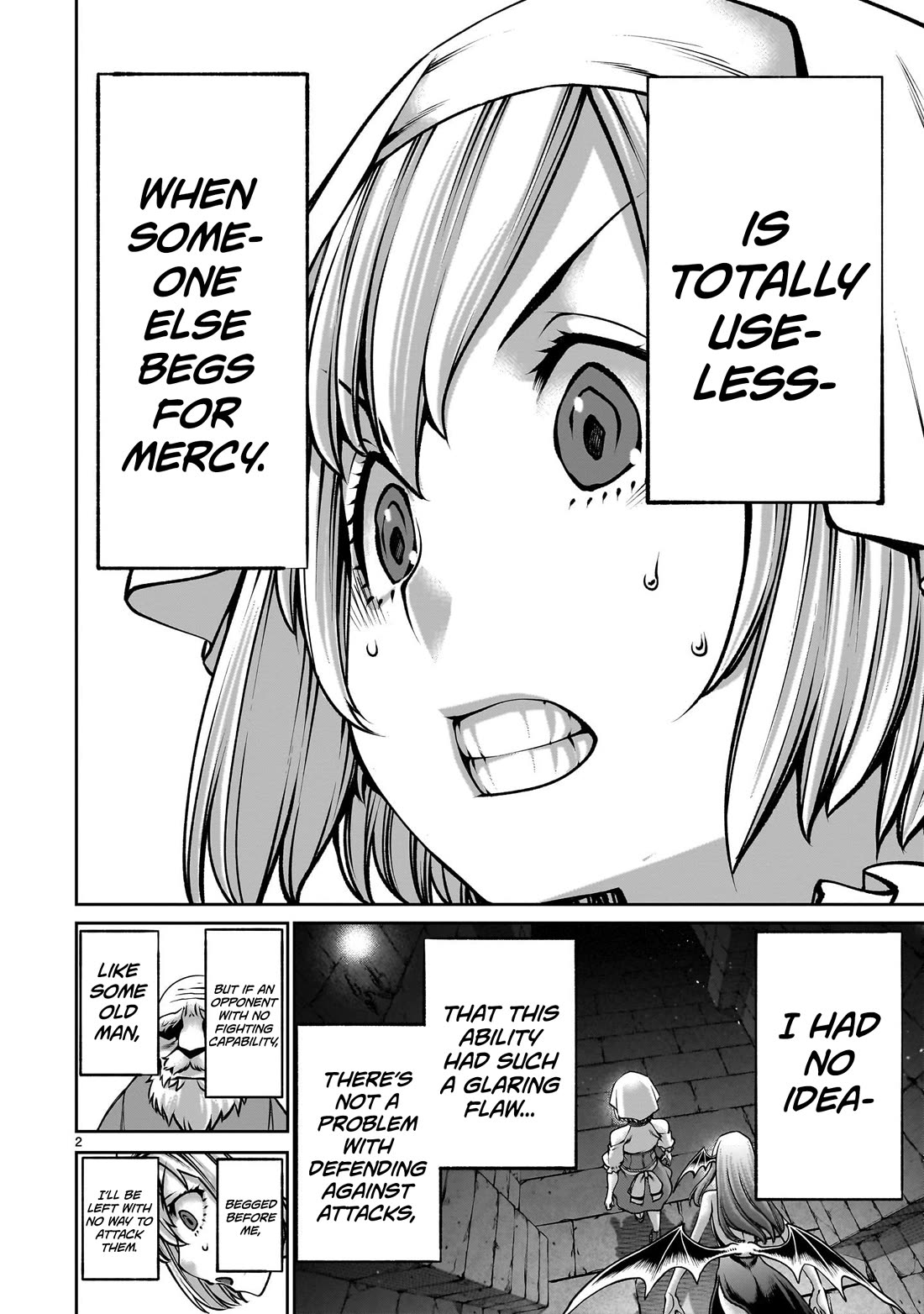 Her Strongest Ability Is Begging for Mercy, the Frustrating World Conquest Adventures of a Former Demon King Chapter 11 page 2 - Chapter 11: "Begging For Mercy From A Servant"