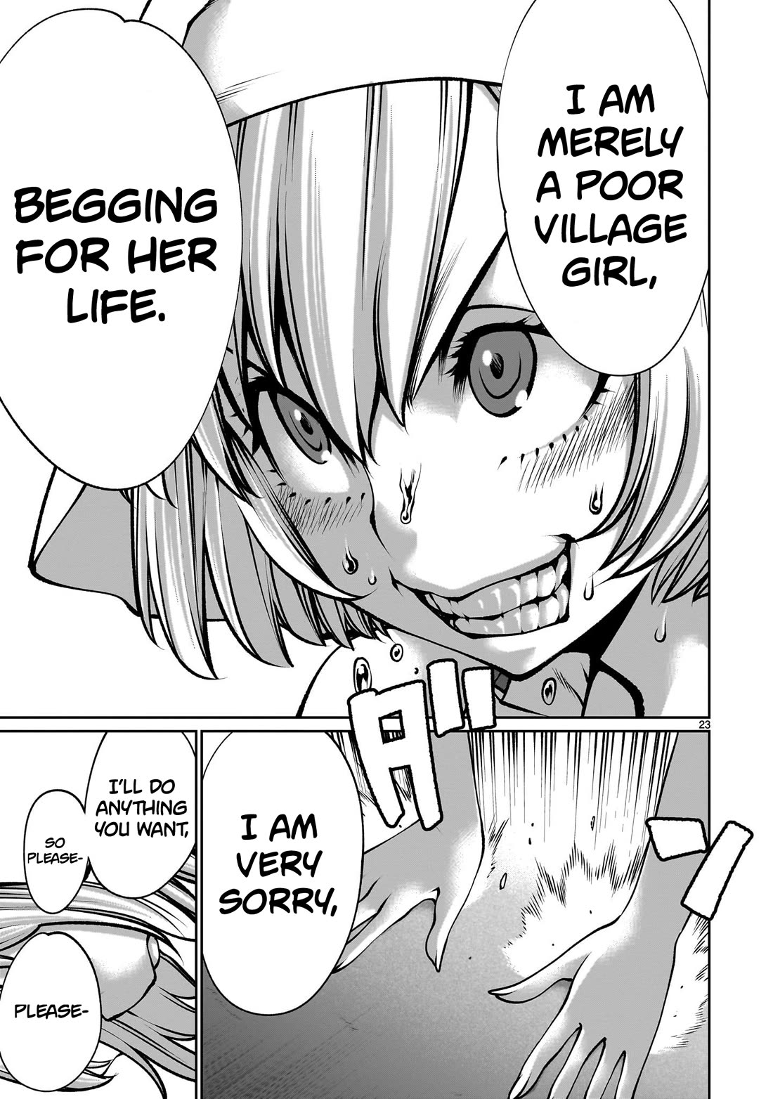 Her Strongest Ability Is Begging for Mercy, the Frustrating World Conquest Adventures of a Former Demon King Chapter 11 page 22 - Chapter 11: "Begging For Mercy From A Servant"