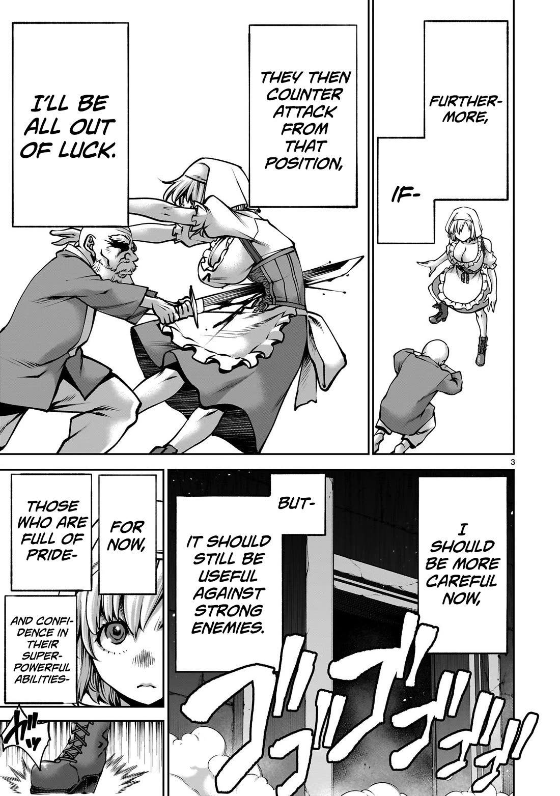 Her Strongest Ability Is Begging for Mercy, the Frustrating World Conquest Adventures of a Former Demon King Chapter 11 page 3 - Chapter 11: "Begging For Mercy From A Servant"