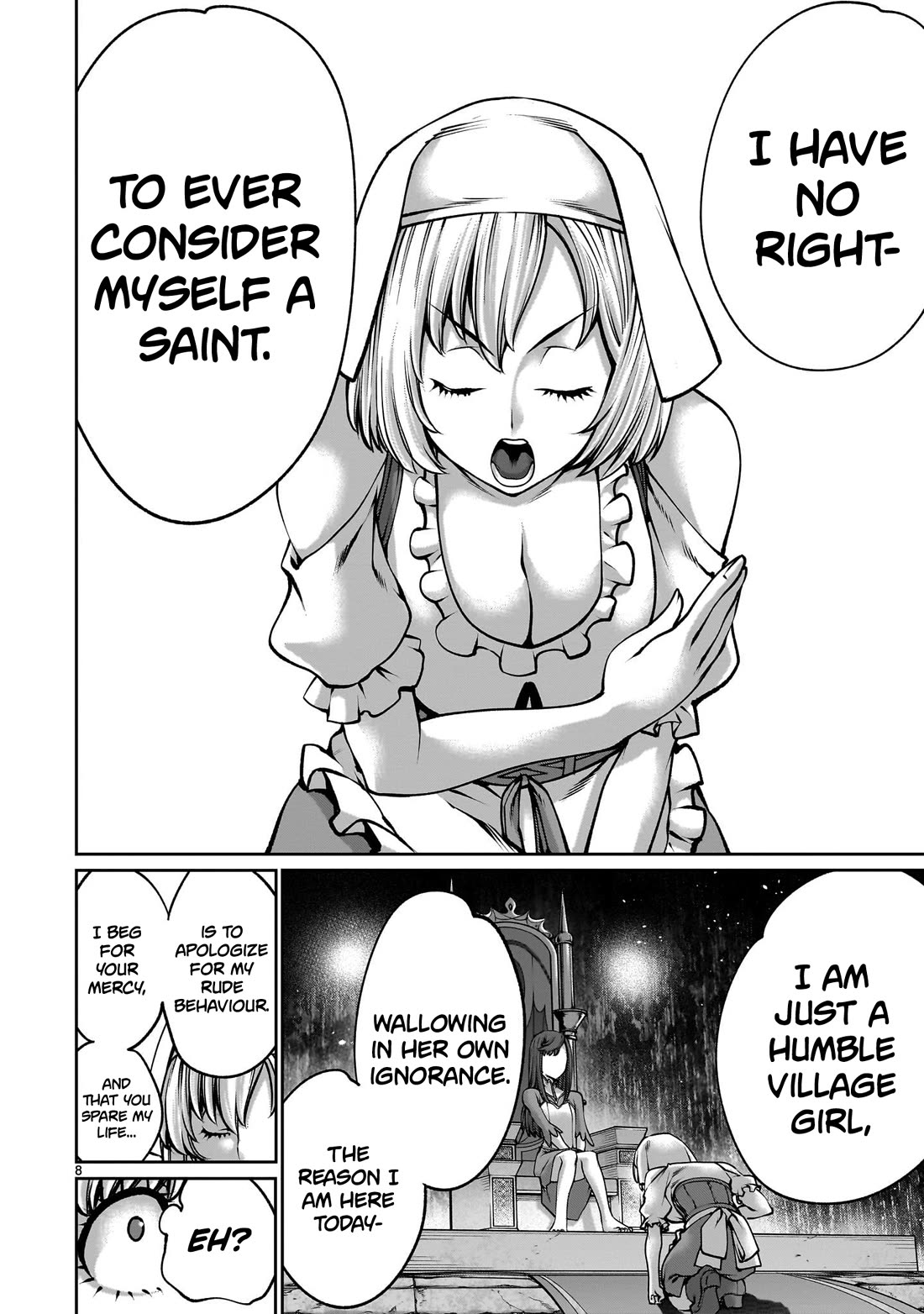 Her Strongest Ability Is Begging for Mercy, the Frustrating World Conquest Adventures of a Former Demon King Chapter 11 page 7 - Chapter 11: "Begging For Mercy From A Servant"