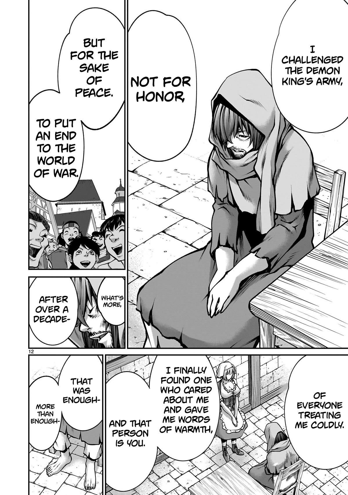 Her Strongest Ability Is Begging for Mercy, the Frustrating World Conquest Adventures of a Former Demon King Chapter 3 page 12 - Chapter 3: "Begging Mercy From A Hero"