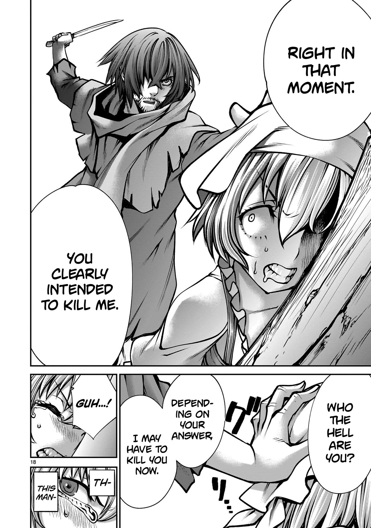 Her Strongest Ability Is Begging for Mercy, the Frustrating World Conquest Adventures of a Former Demon King Chapter 3 page 18 - Chapter 3: "Begging Mercy From A Hero"