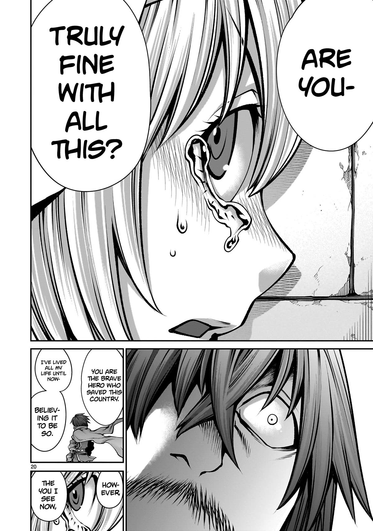 Her Strongest Ability Is Begging for Mercy, the Frustrating World Conquest Adventures of a Former Demon King Chapter 3 page 20 - Chapter 3: "Begging Mercy From A Hero"
