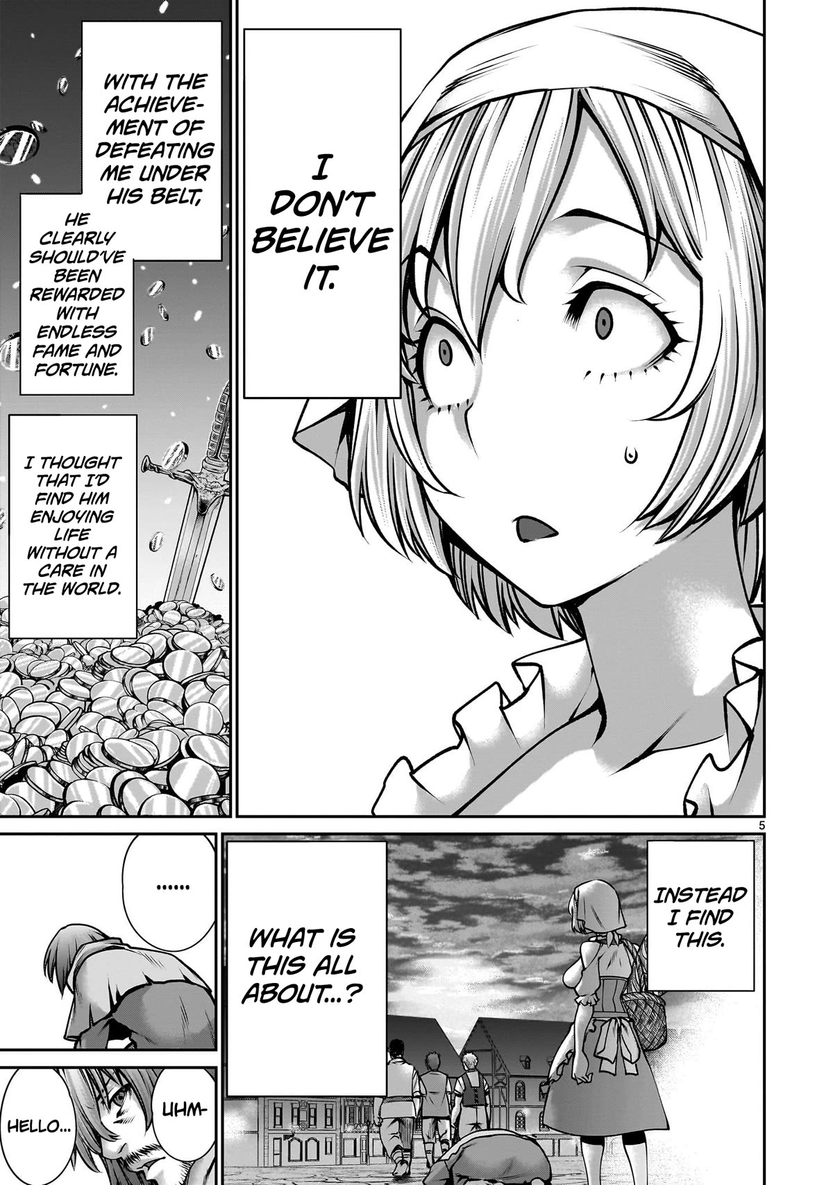 Her Strongest Ability Is Begging for Mercy, the Frustrating World Conquest Adventures of a Former Demon King Chapter 3 page 5 - Chapter 3: "Begging Mercy From A Hero"