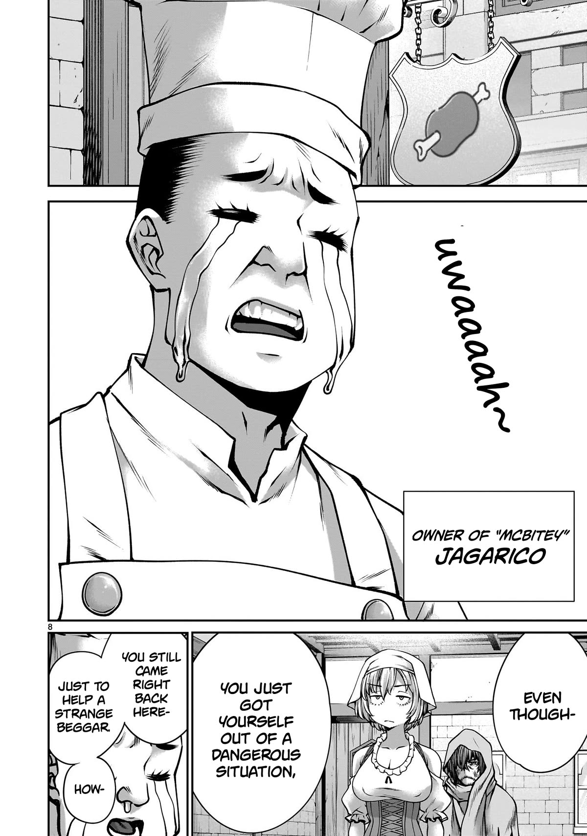 Her Strongest Ability Is Begging for Mercy, the Frustrating World Conquest Adventures of a Former Demon King Chapter 3 page 8 - Chapter 3: "Begging Mercy From A Hero"