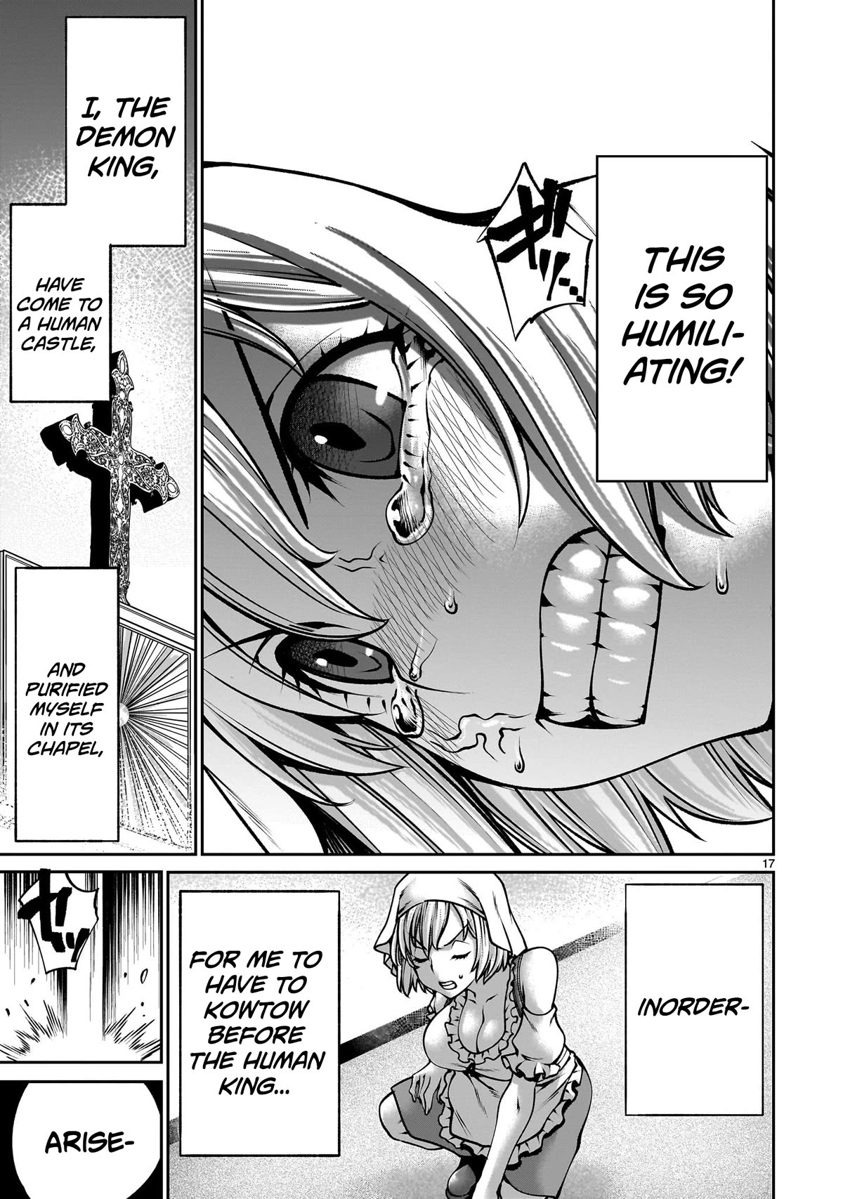 Her Strongest Ability Is Begging for Mercy, the Frustrating World Conquest Adventures of a Former Demon King Chapter 4 page 16 - Chapter 4: "I Can't Beg For Mercy"