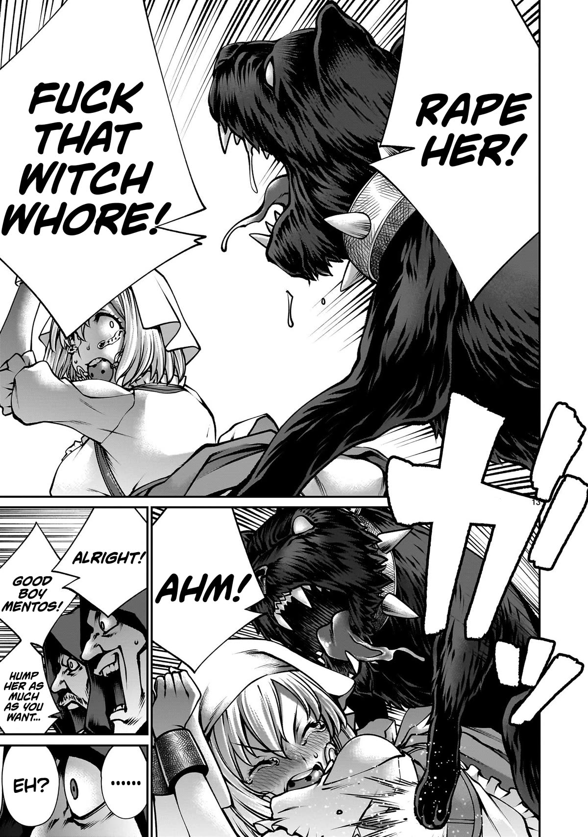 Her Strongest Ability Is Begging for Mercy, the Frustrating World Conquest Adventures of a Former Demon King Chapter 5 page 12 - Chapter 5: "Begging a Dog for Mercy"
